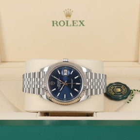 2018 ROLEX 126334 Datejust 41mm Blue Dial with Box & Papers