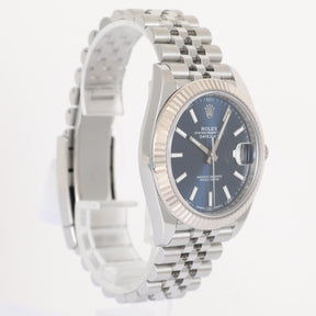 2018 ROLEX 126334 Datejust 41mm Blue Dial with Box & Papers