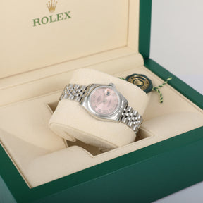 2019 ROLEX 179160 Datejust 26mm Pink Dial with Box & Papers