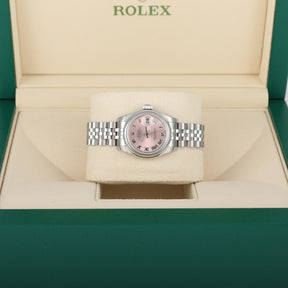 2019 ROLEX 179160 Datejust 26mm Pink Dial with Box & Papers