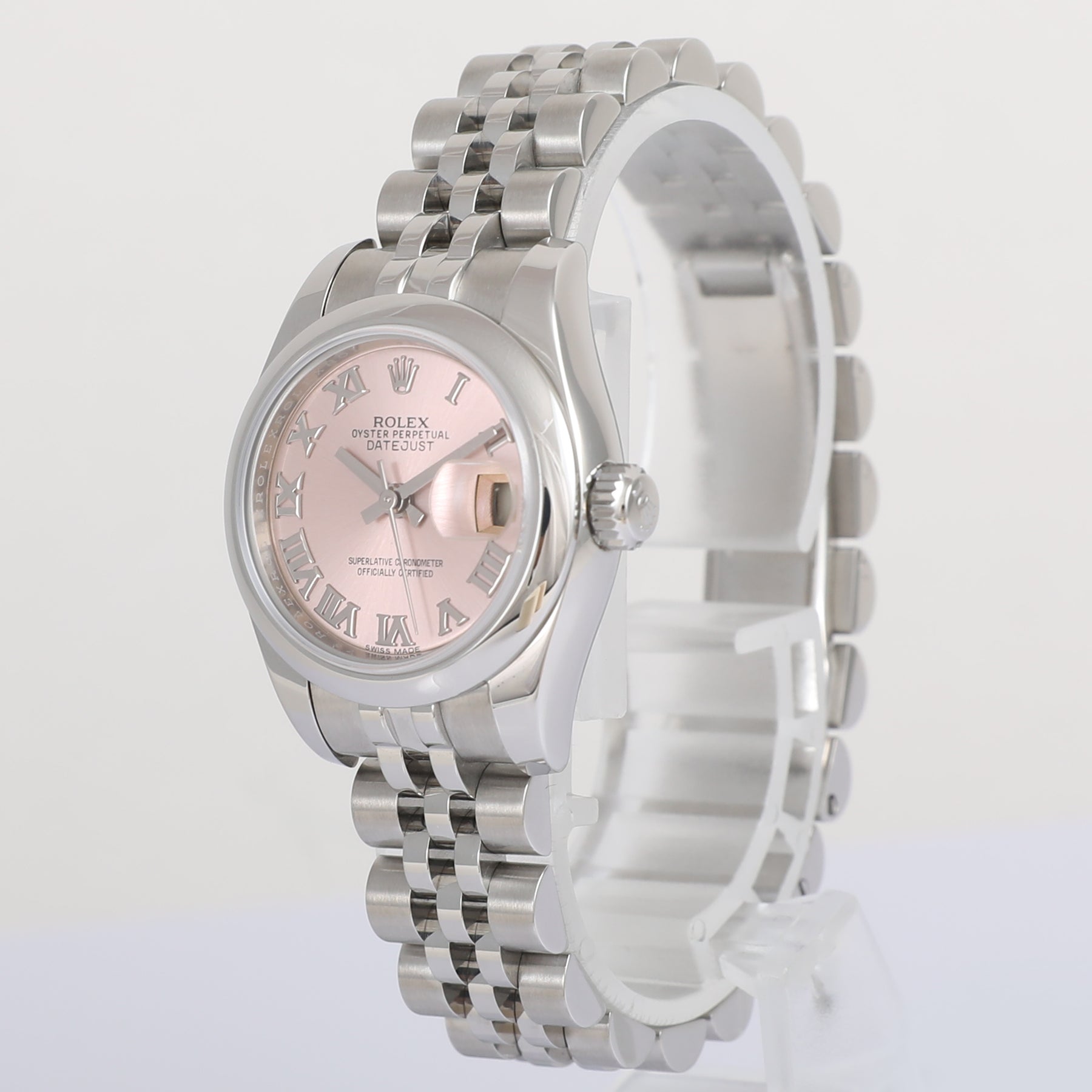2019 ROLEX 179160 Datejust 26mm Pink Dial with Box & Papers