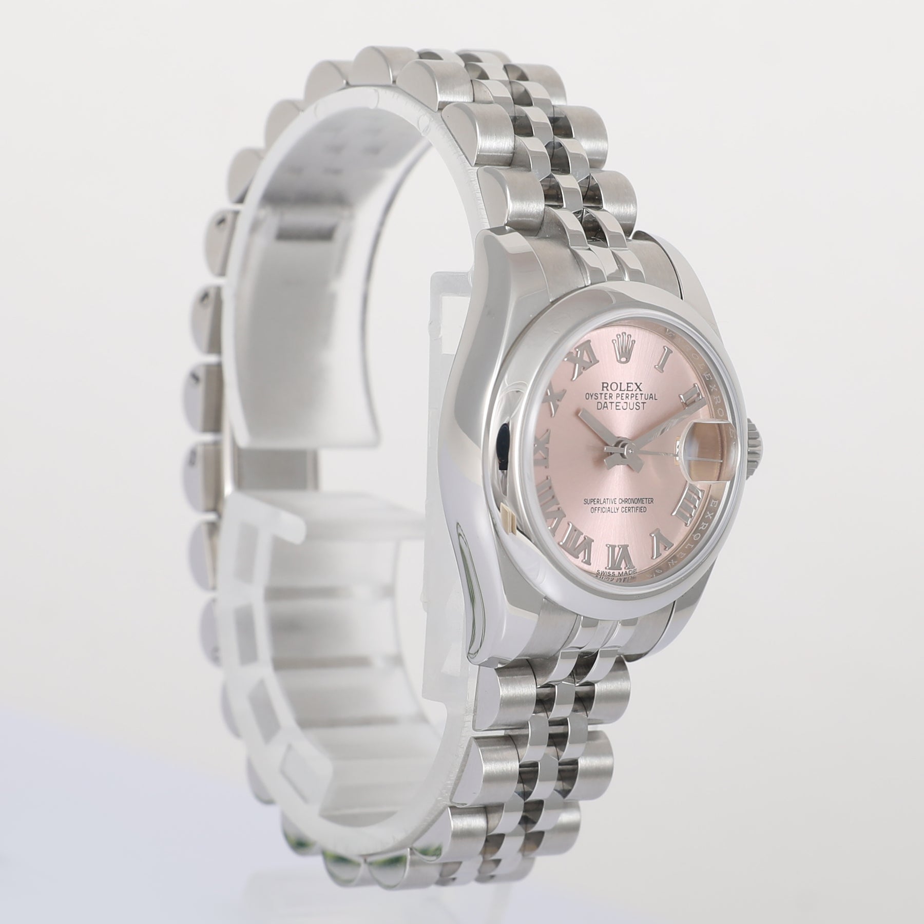 2019 ROLEX 179160 Datejust 26mm Pink Dial with Box & Papers