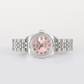 2019 ROLEX 179160 Datejust 26mm Pink Dial with Box & Papers