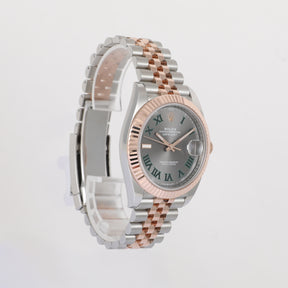2022 ROLEX 126331 Datejust 41mm Wimbledon Dial with Box & Papers