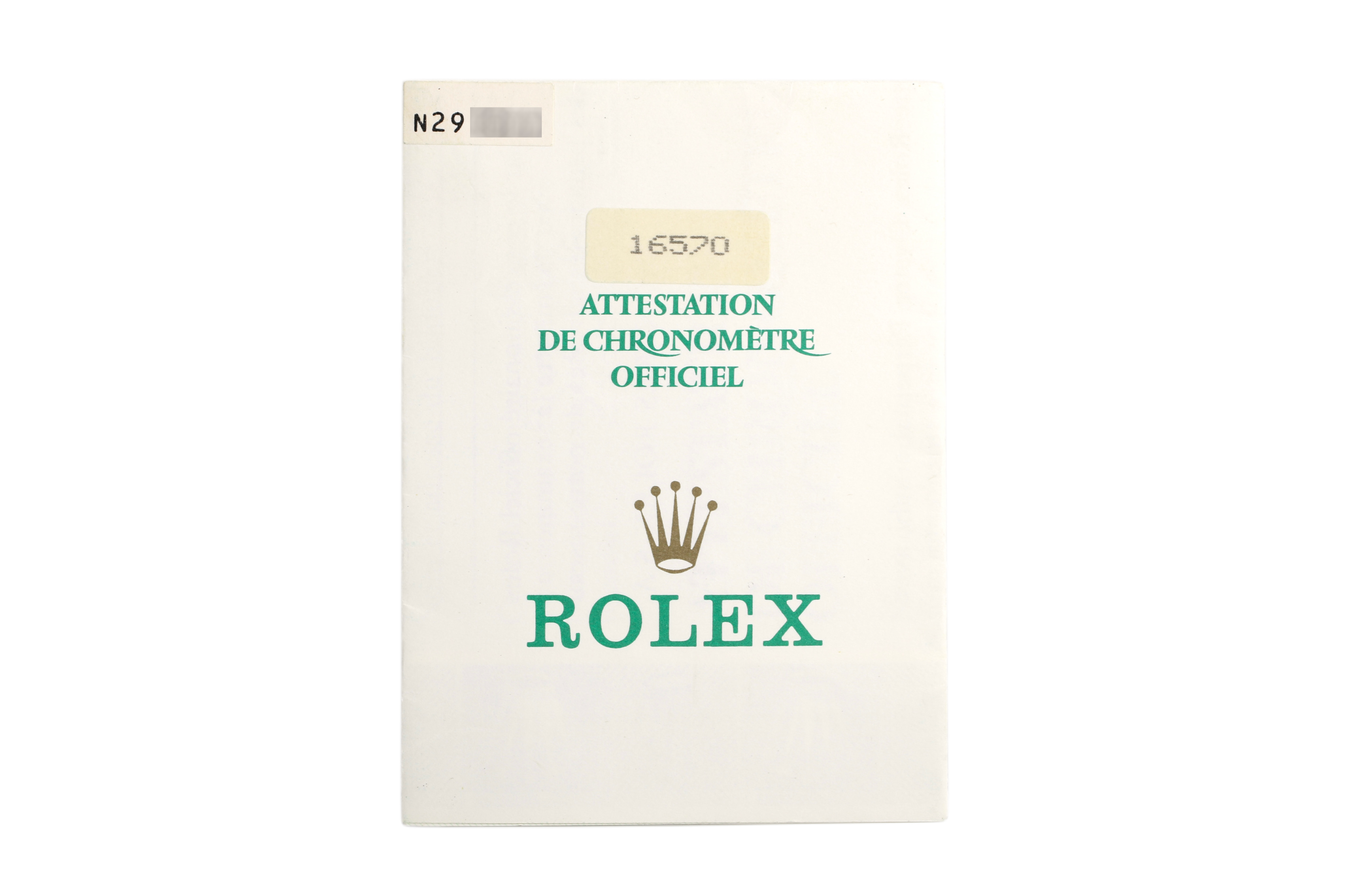 1991 Rolex Explorer II 40mm Cream Patina - 16570 (Polar)