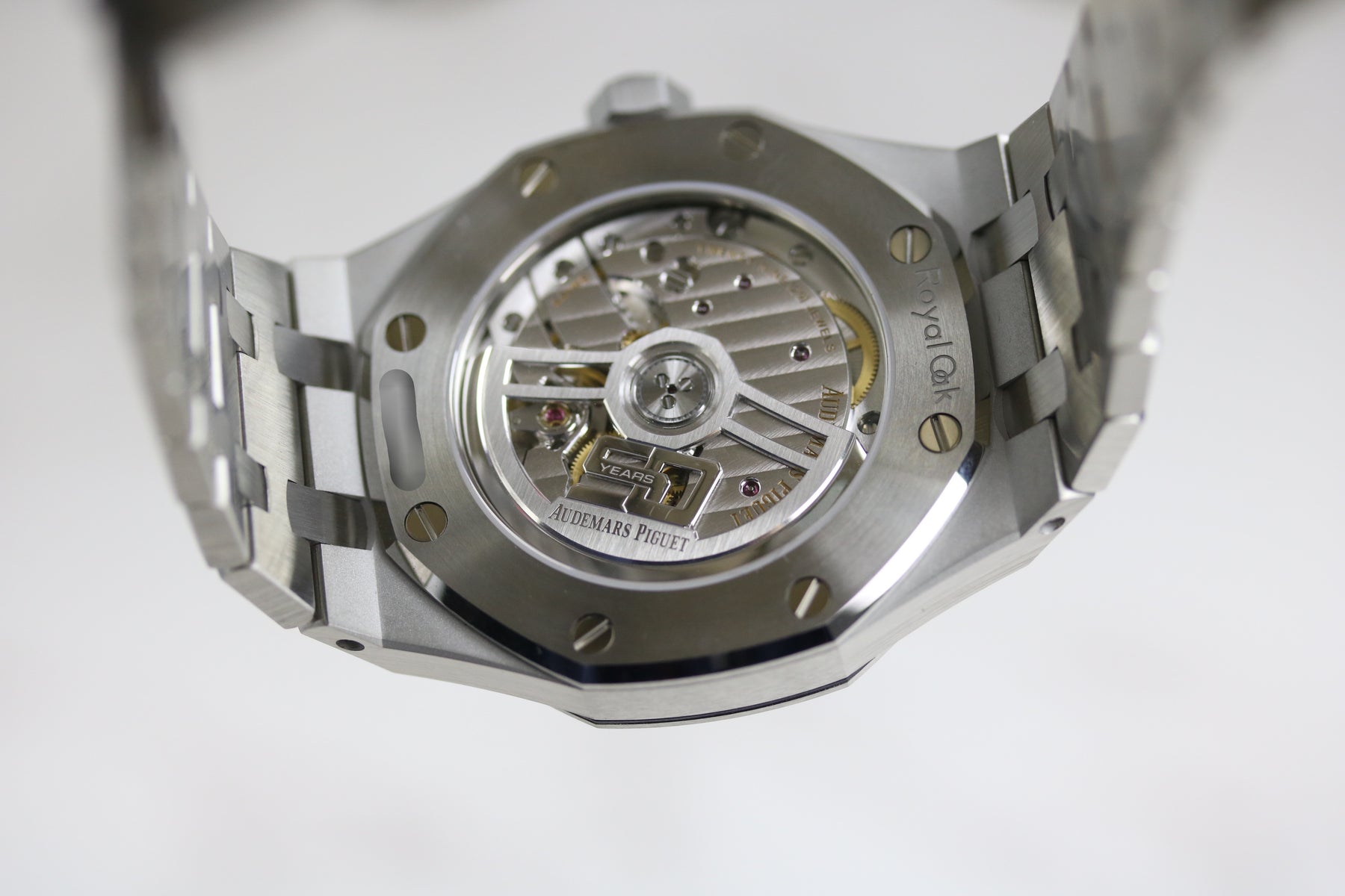 UNWORN 2022 Audemars Piguet 15551ST 50th Anniversary Royal Oak 37mm Factory Diamond Bezel with Box & Papers