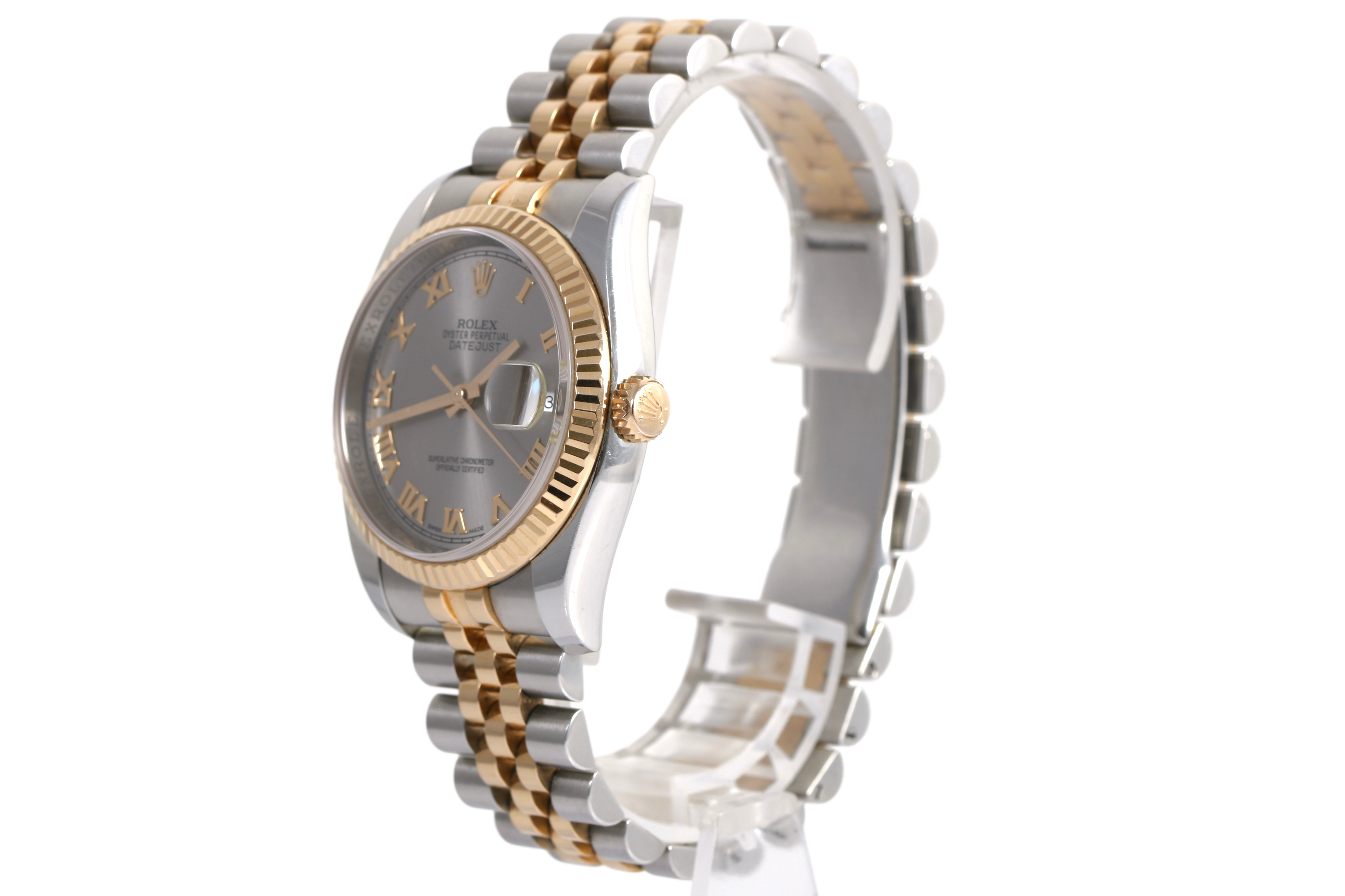 2015 Rolex Datejust 36mm Super Jubilee - 116231 (Silver Roman)