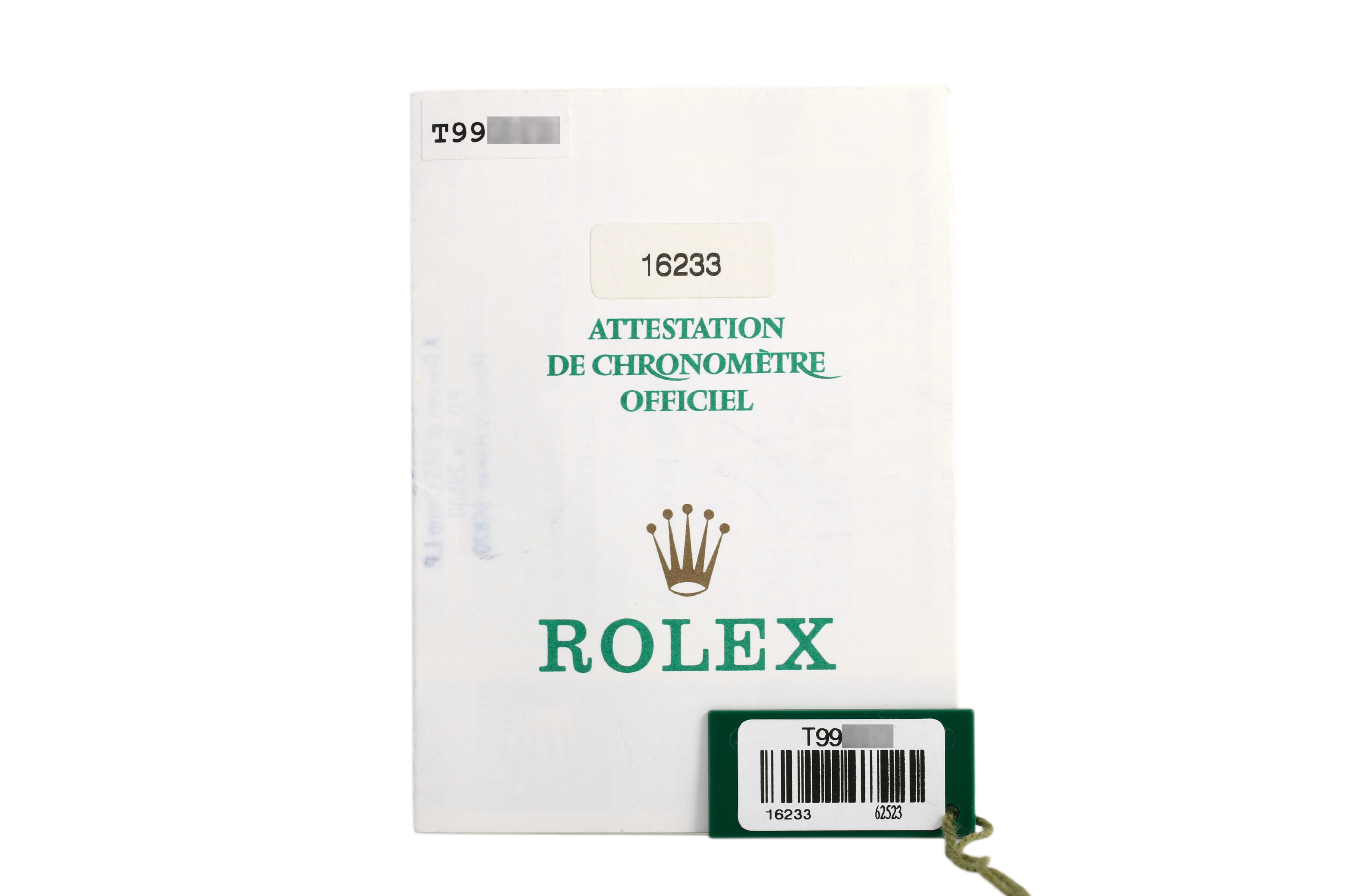 1996 Rolex Datejust 36mm No Holes Case - 16233 (Silver)