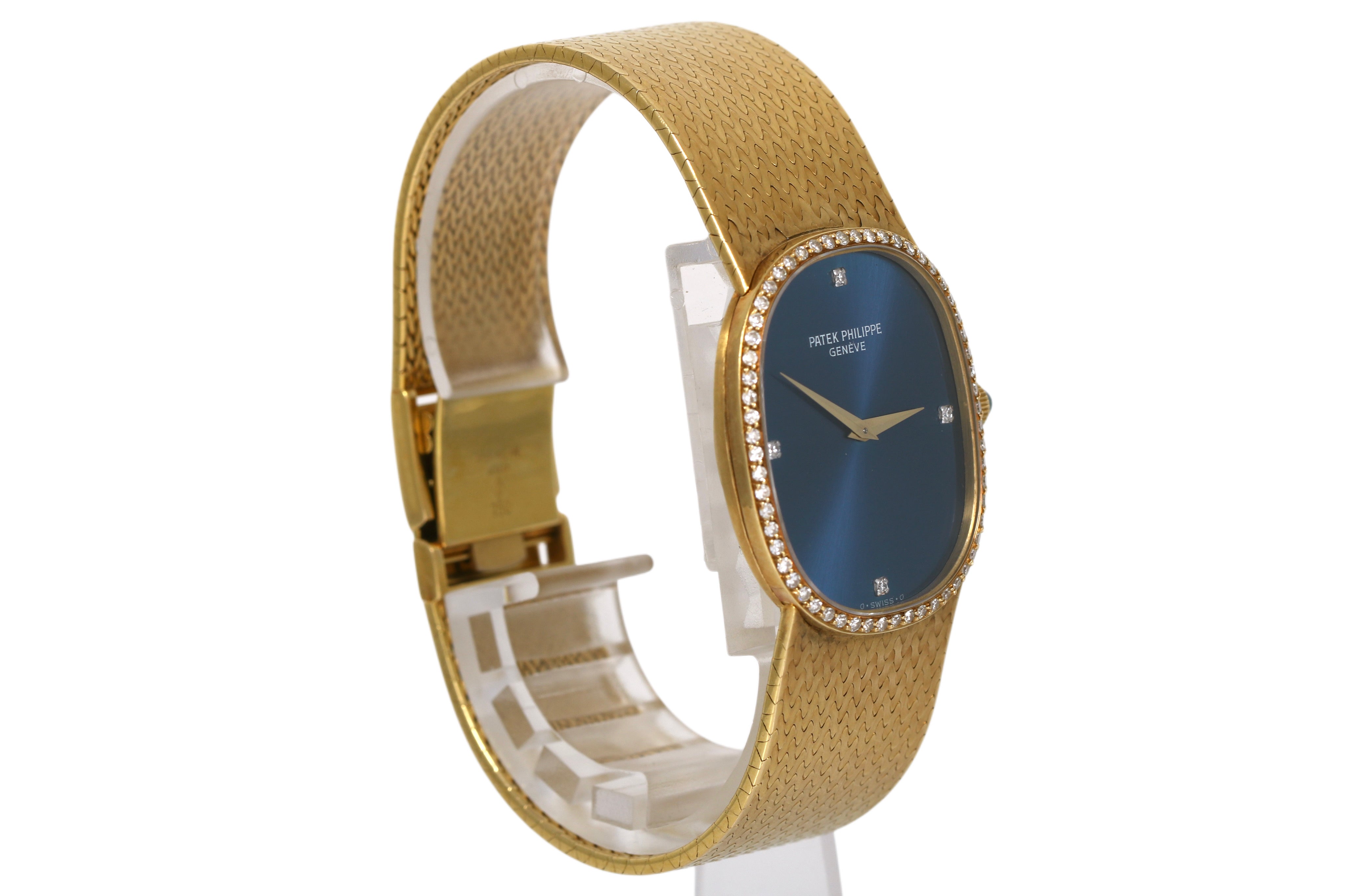 1970s Patek Philippe Golden Ellipse - 3849 (Blue)
