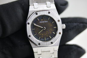1990s Audemars Piguet 24mm Mini Royal Oak 18K White Gold with Box