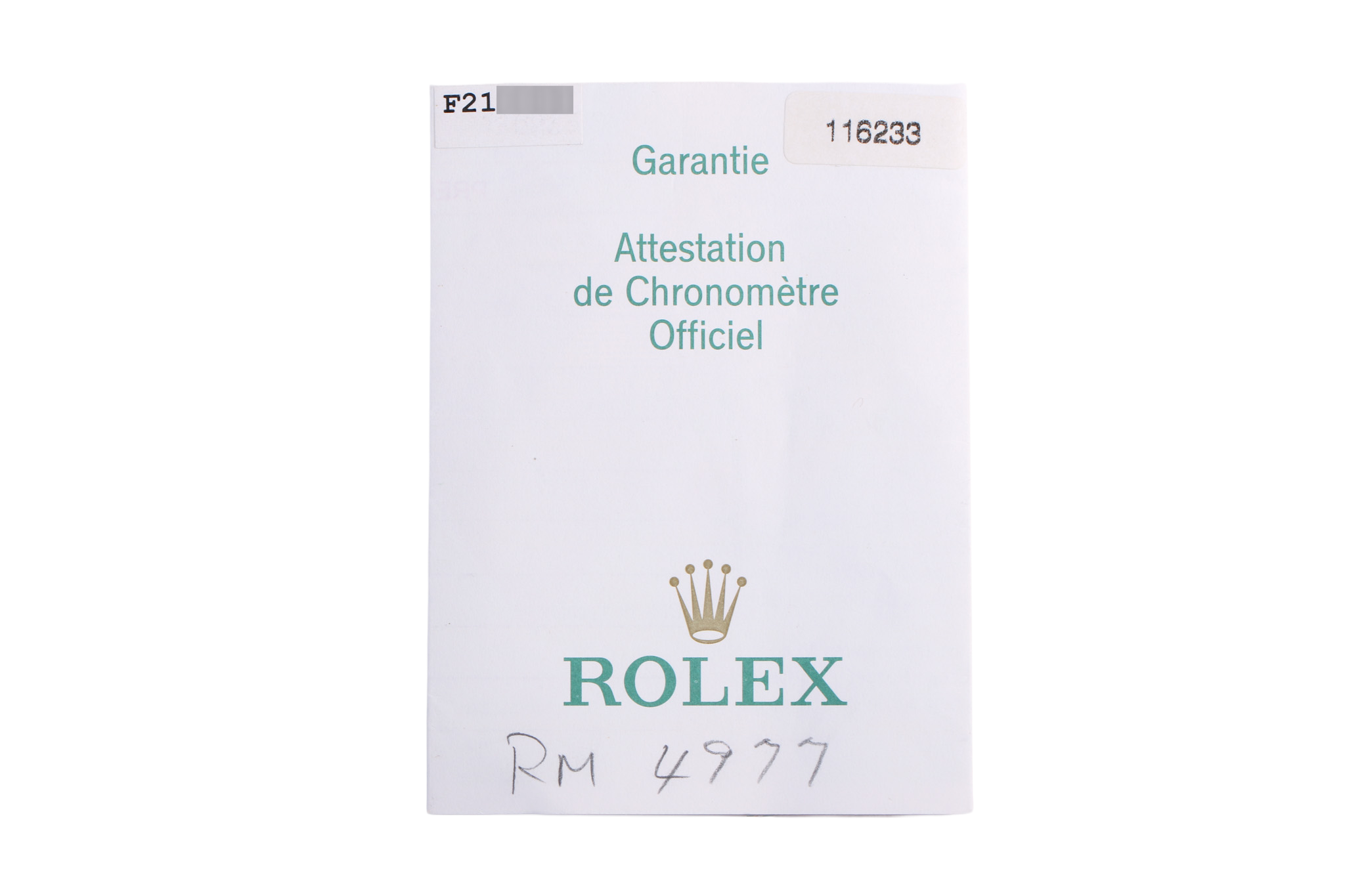 2004 Rolex Datejust 36mm Super Jubilee - 116233 (Ivory Pyramid Roman)