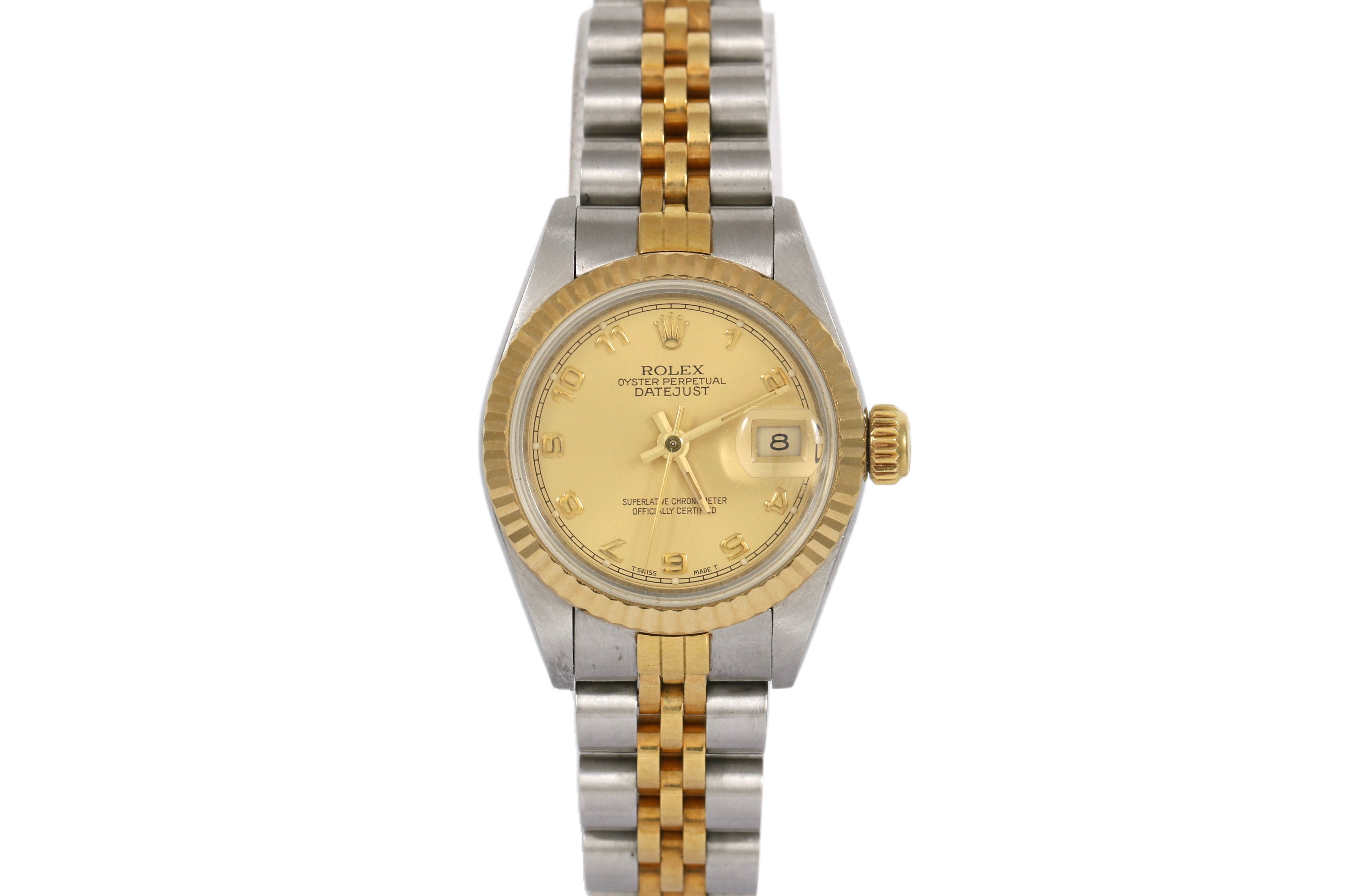 1991 Rolex Datejust 26mm - 69173 (Champagne Arabic)