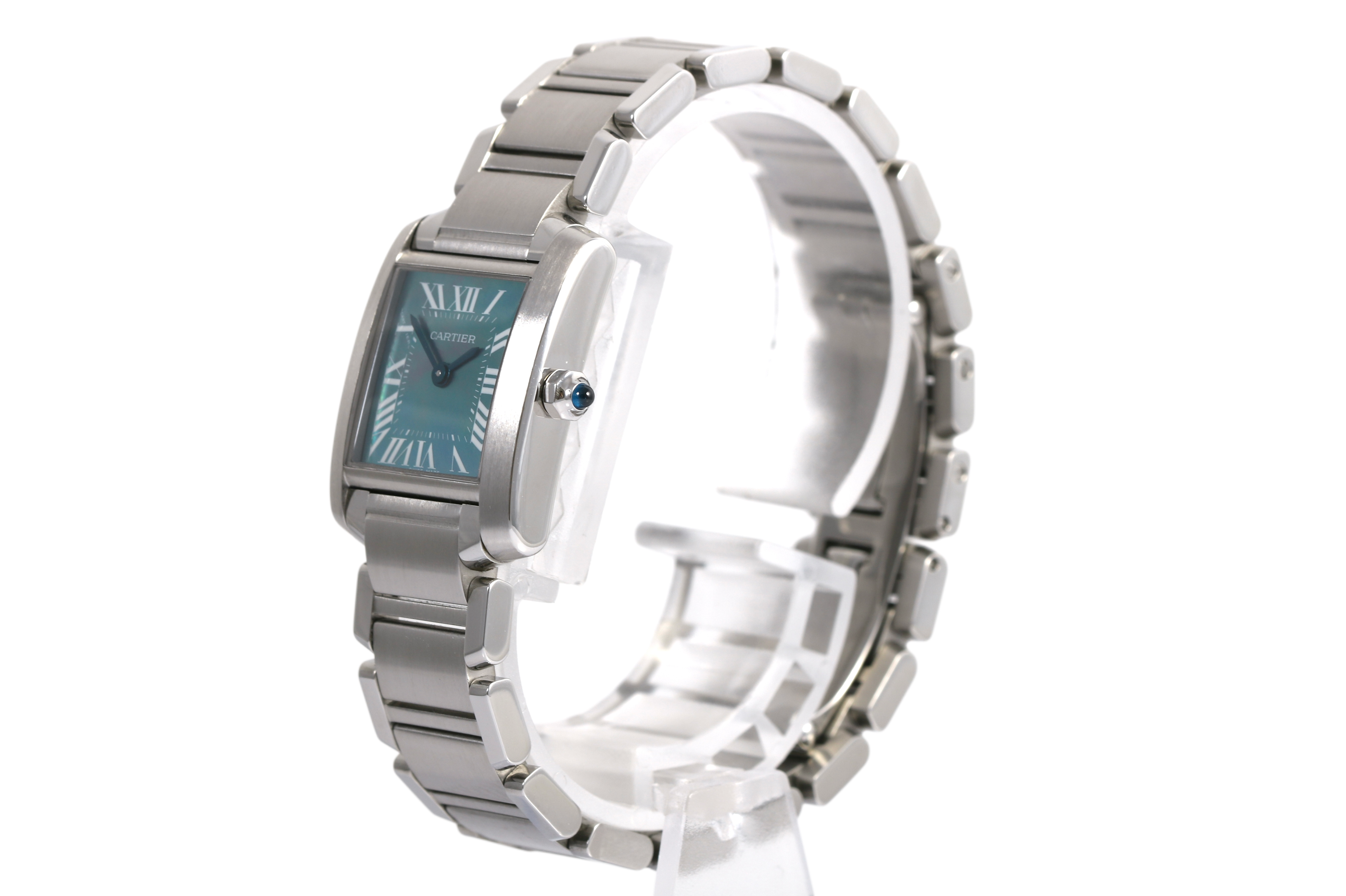 2000s-2010s Cartier Tank Française 20mm x 25mm - 2384 (Blue MOP)