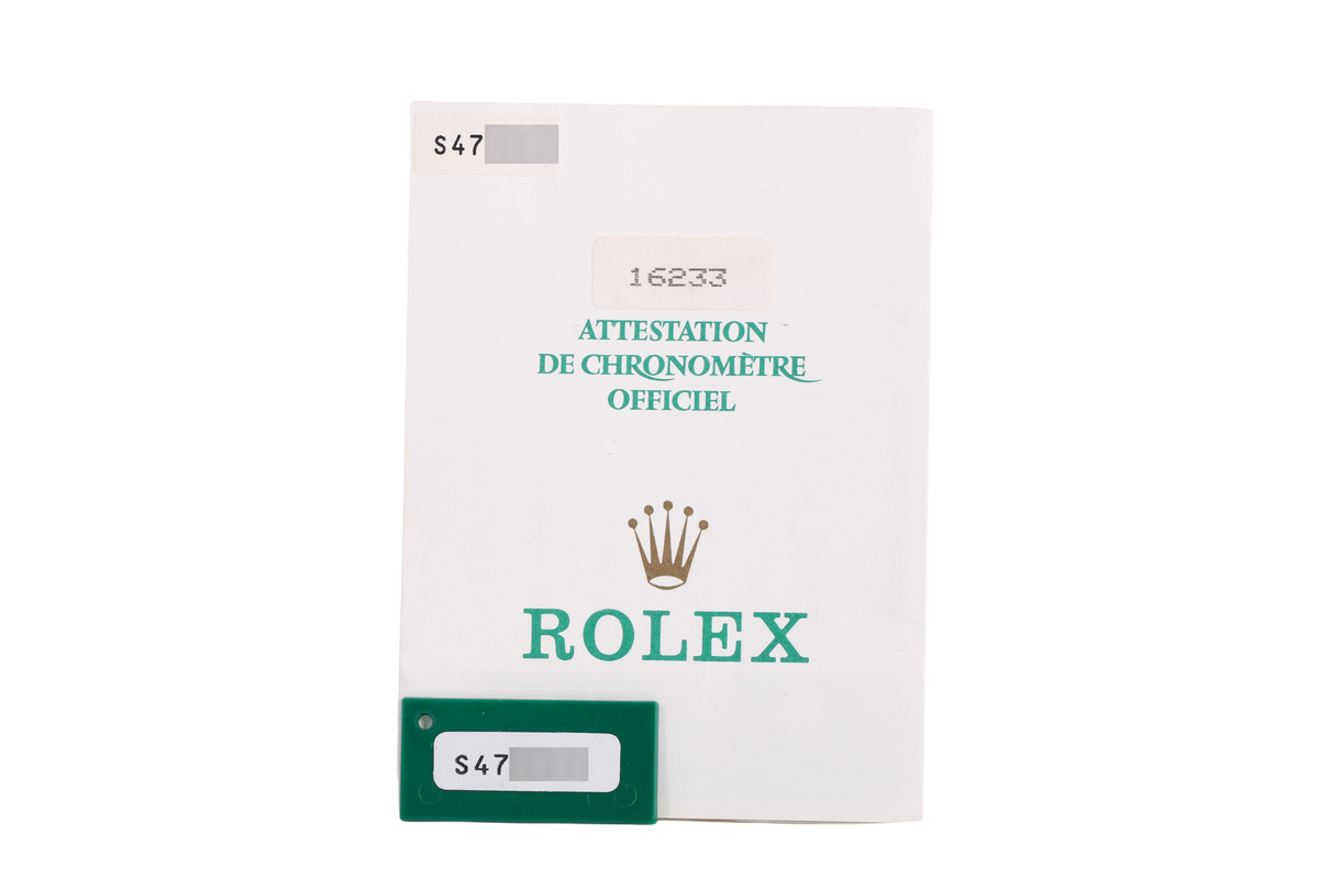 1993 Rolex Datejust 36mm - 16233 (White Roman)