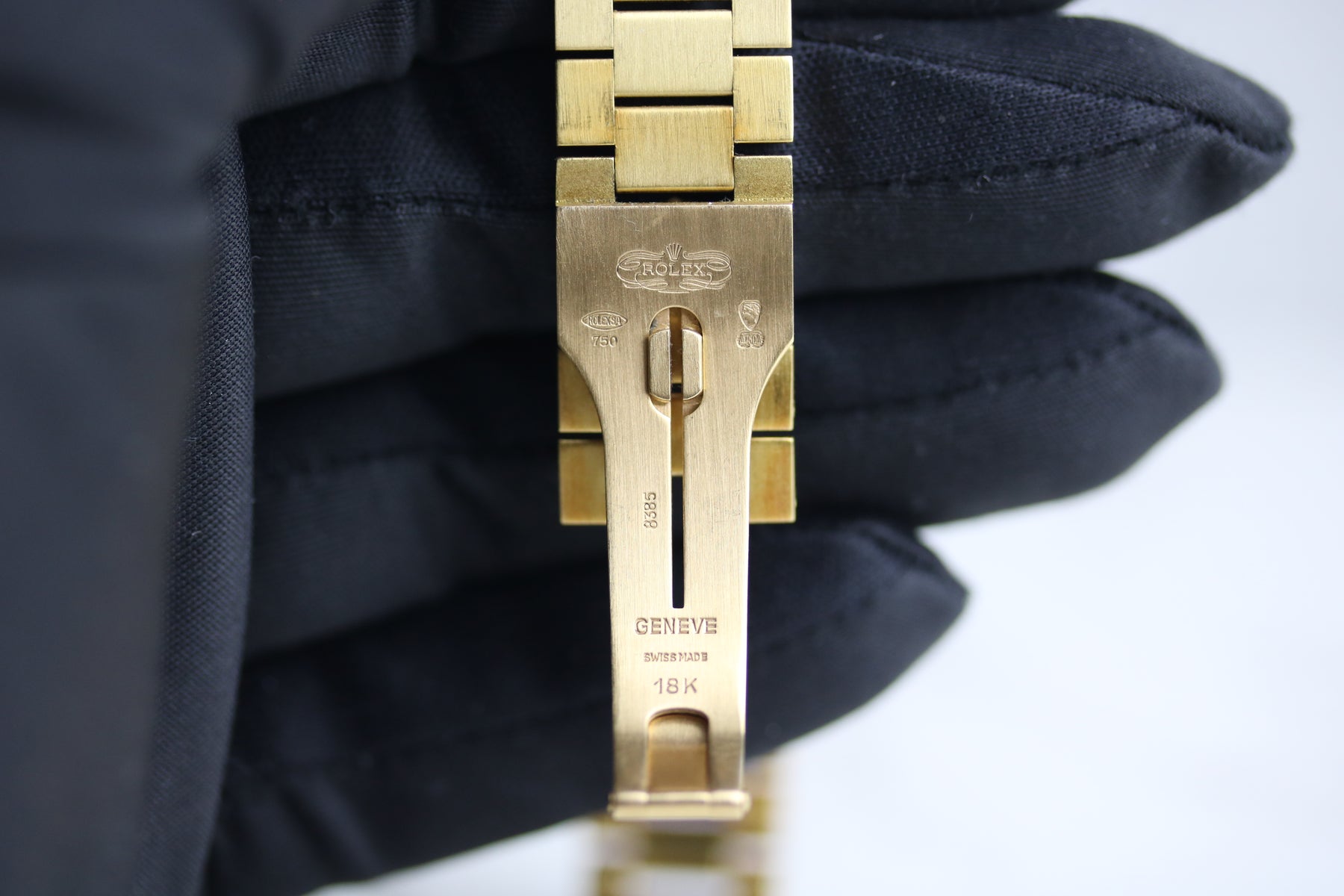 1989 ROLEX 18238 Daydate 36mm Factory White Dial with Papers