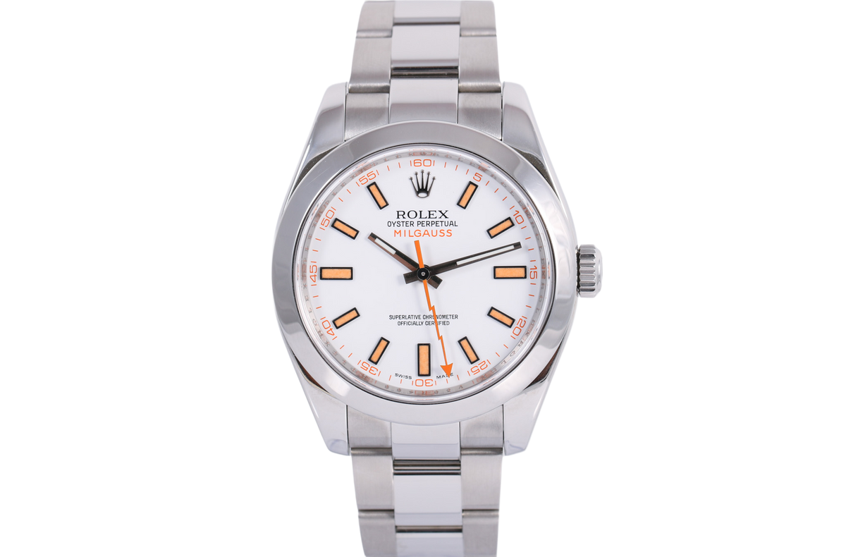 2008 Rolex Milgauss 40mm 2024 CPO - 116400 (White)