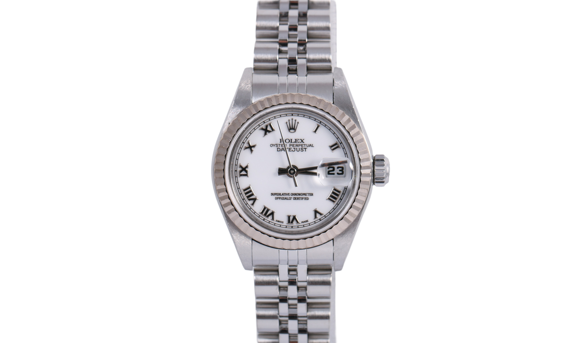 2004 Rolex Datejust 26mm - 79174 (White Roman)