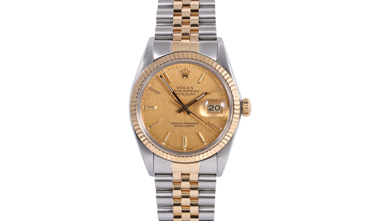 1984 Rolex Datejust 36mm - 16013 (Champagne Linen)