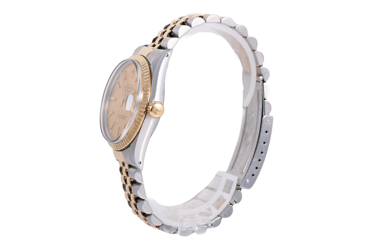 1984 Rolex Datejust 36mm - 16013 (Champagne Linen)