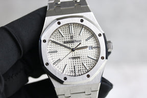 2018 Audemars Piguet Royal Oak 41mm White Dial with Box & Papers