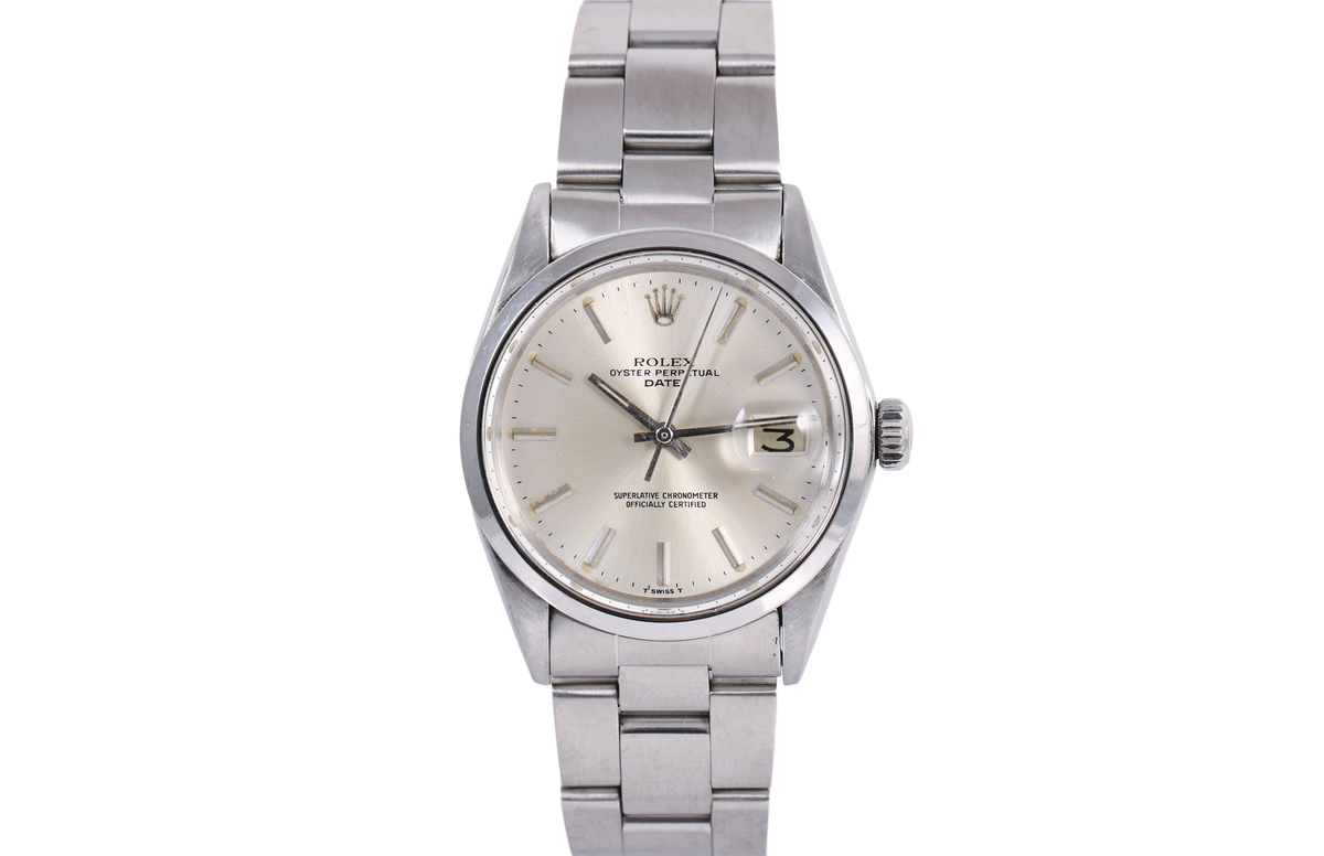 1970 Rolex Oyster Perpetual Date 34mm - 1500 (Silver)
