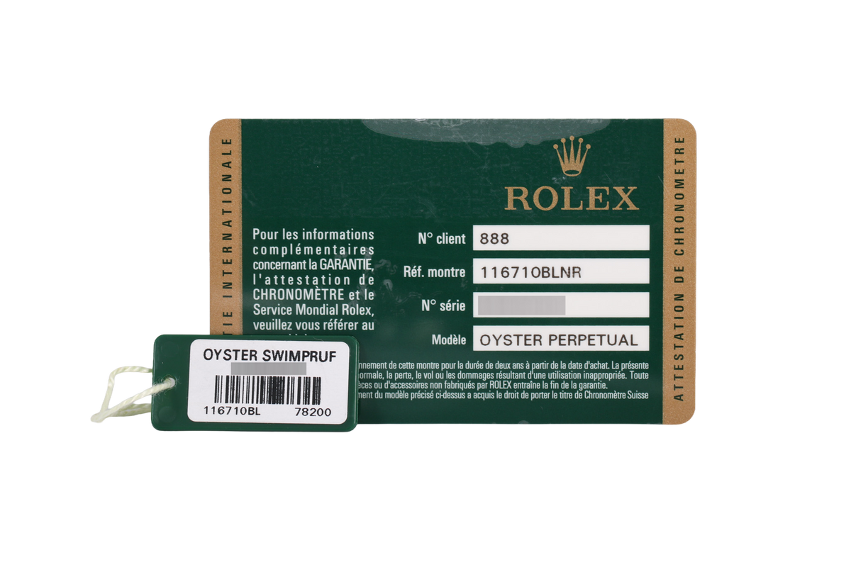 2011 Rolex GMT-Master II 40mm - 116710BLNR (Batman)
