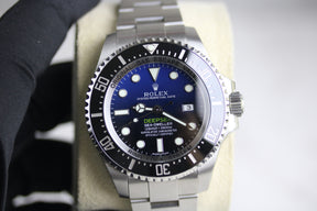 NOS FULL STICKER 2015 ROLEX 116660 Deepsea D-Blue with Box & Papers