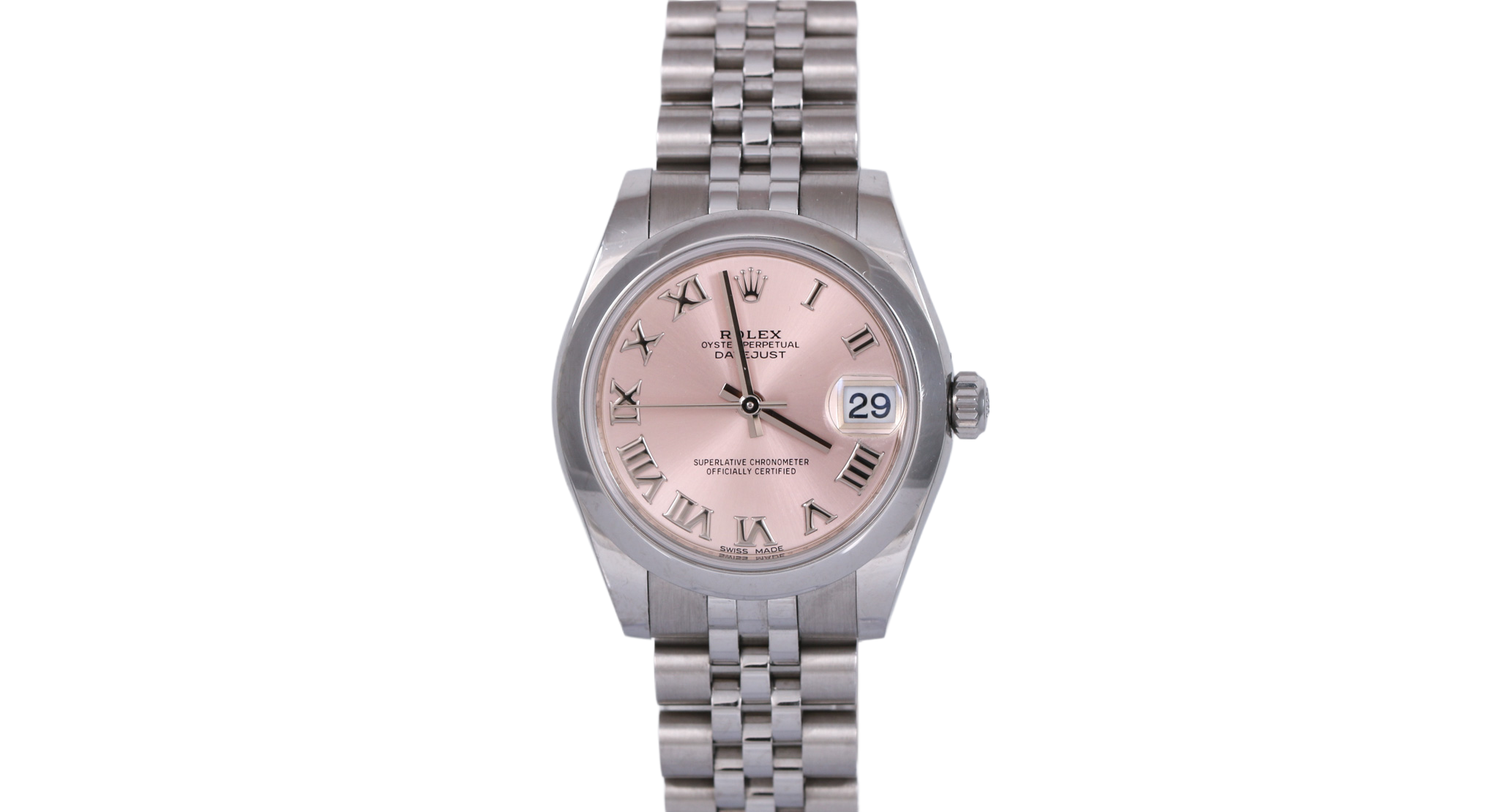 2018 Rolex Datejust 31mm Jubilee - 178240 (Pink Roman)