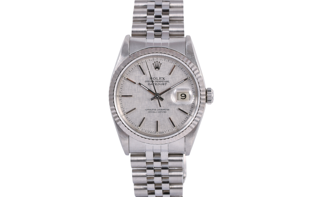 1990 Rolex Datejust 36mm - 16234 (Silver Linen)