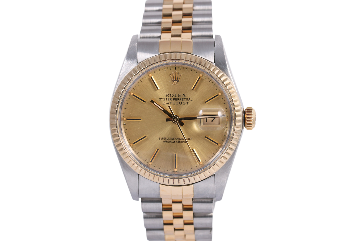 1986 Rolex Datejust 36mm - 16013 (Champagne)