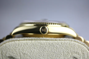 2018 ROLEX 118238 Daydate 36mm Factory Diamond & Ruby Dial with Box & Papers