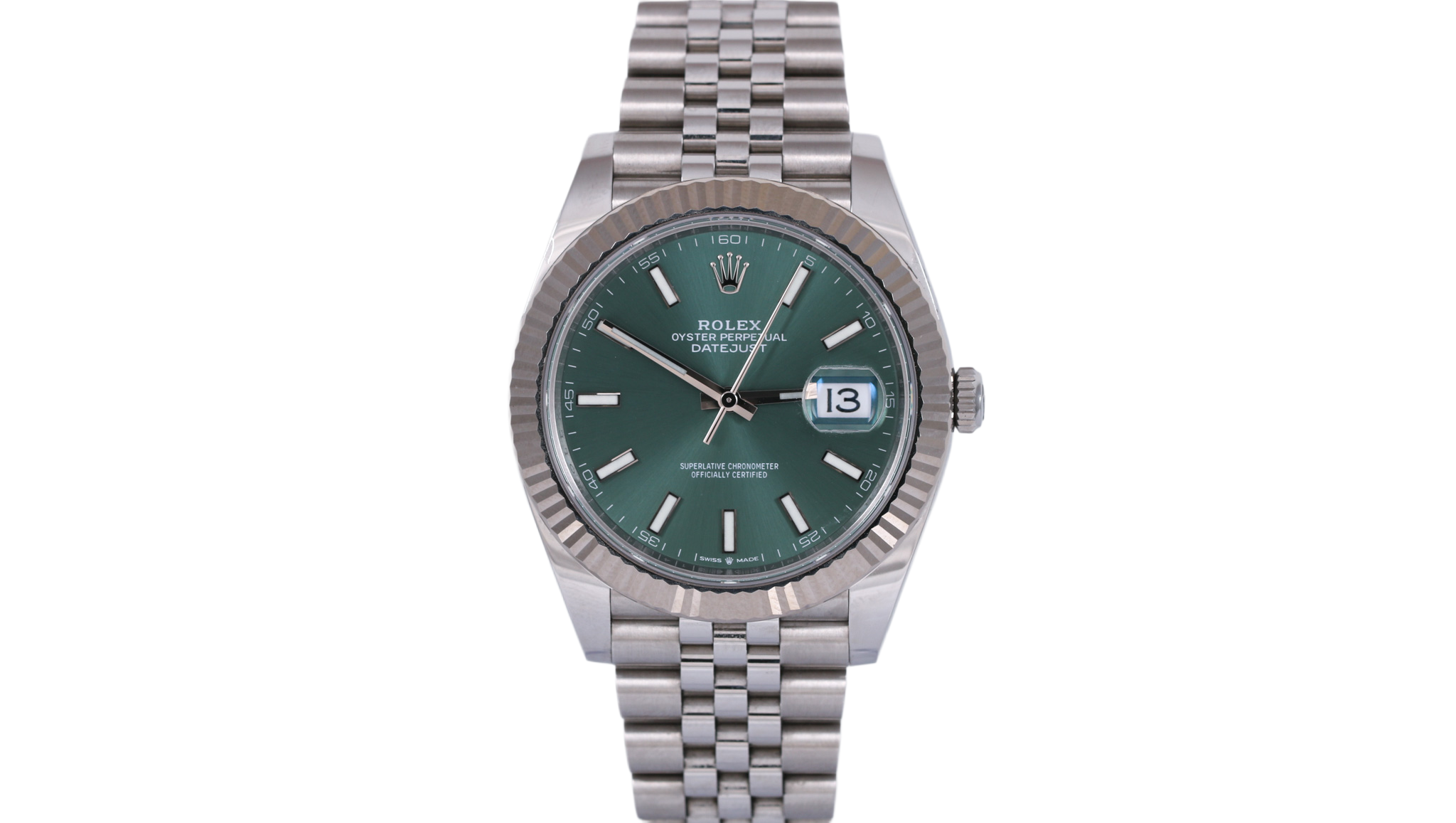 2022 Rolex Datejust 41mm Jubilee - 126334 (Mint Green)