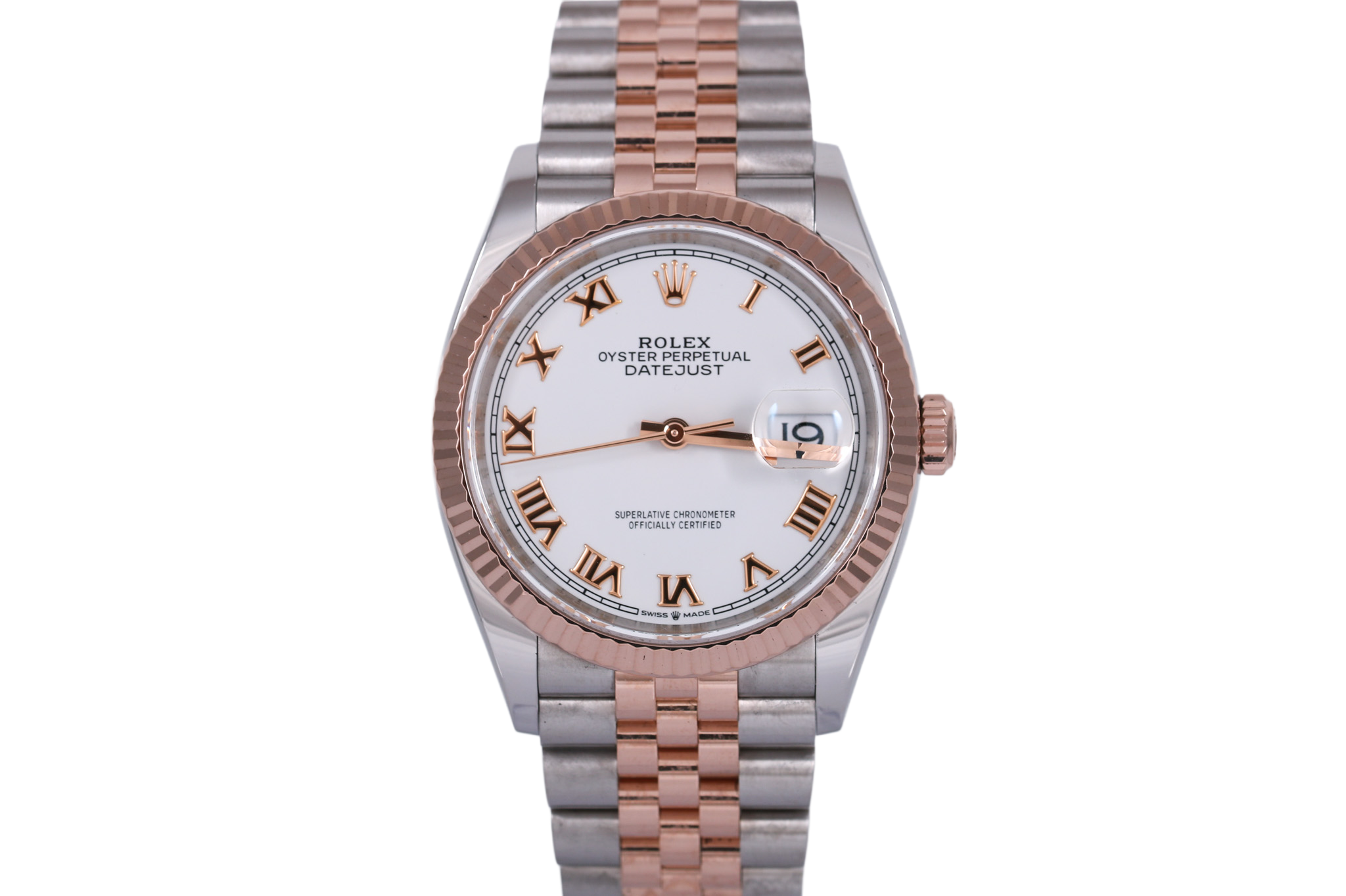 2020 Rolex Datejust 36mm Jubilee - 126231 (White Roman)