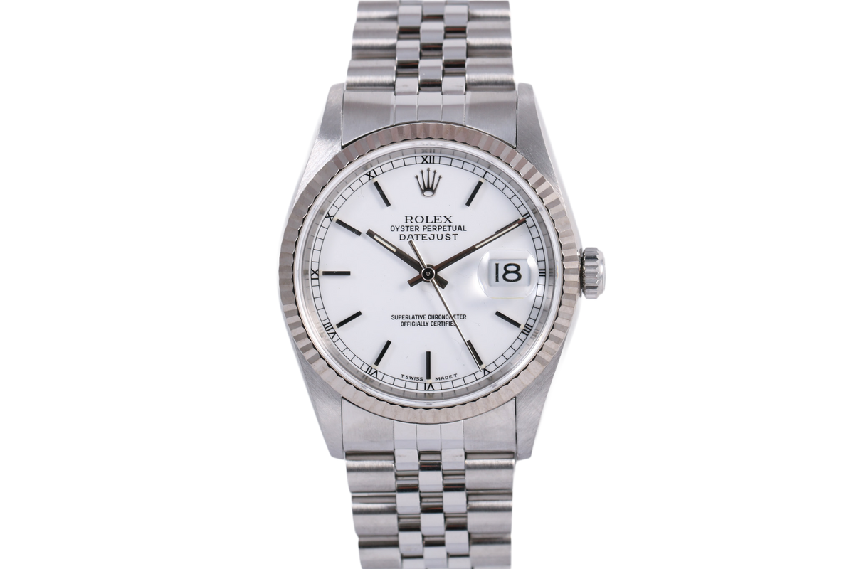 1994 Rolex Datejust 36mm - 16234 (White)