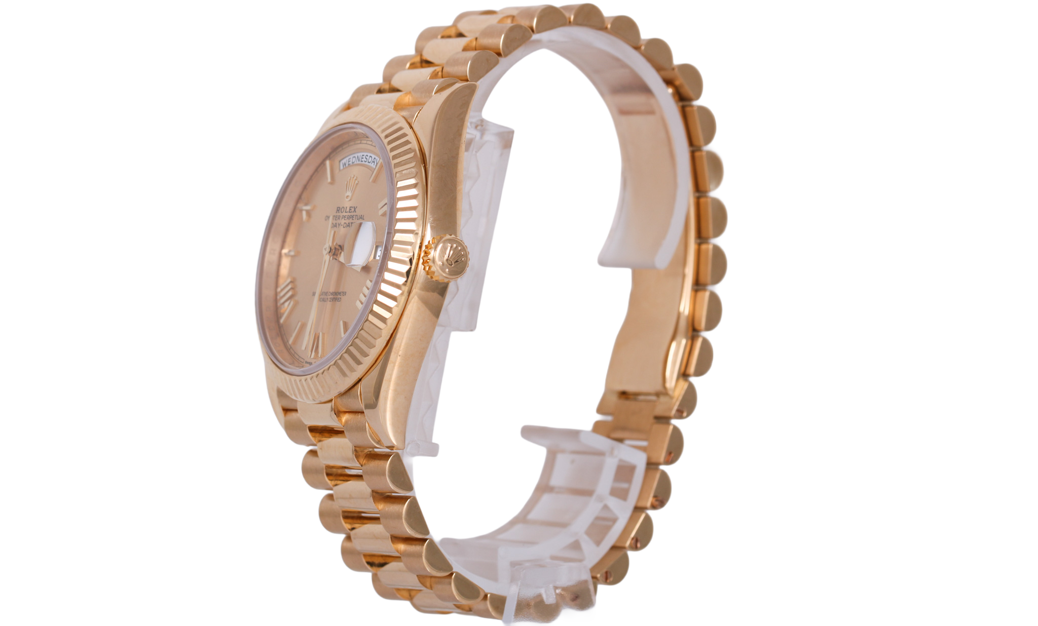 2022 Rolex Day-Date 40mm - 228238 (Champagne Roman)