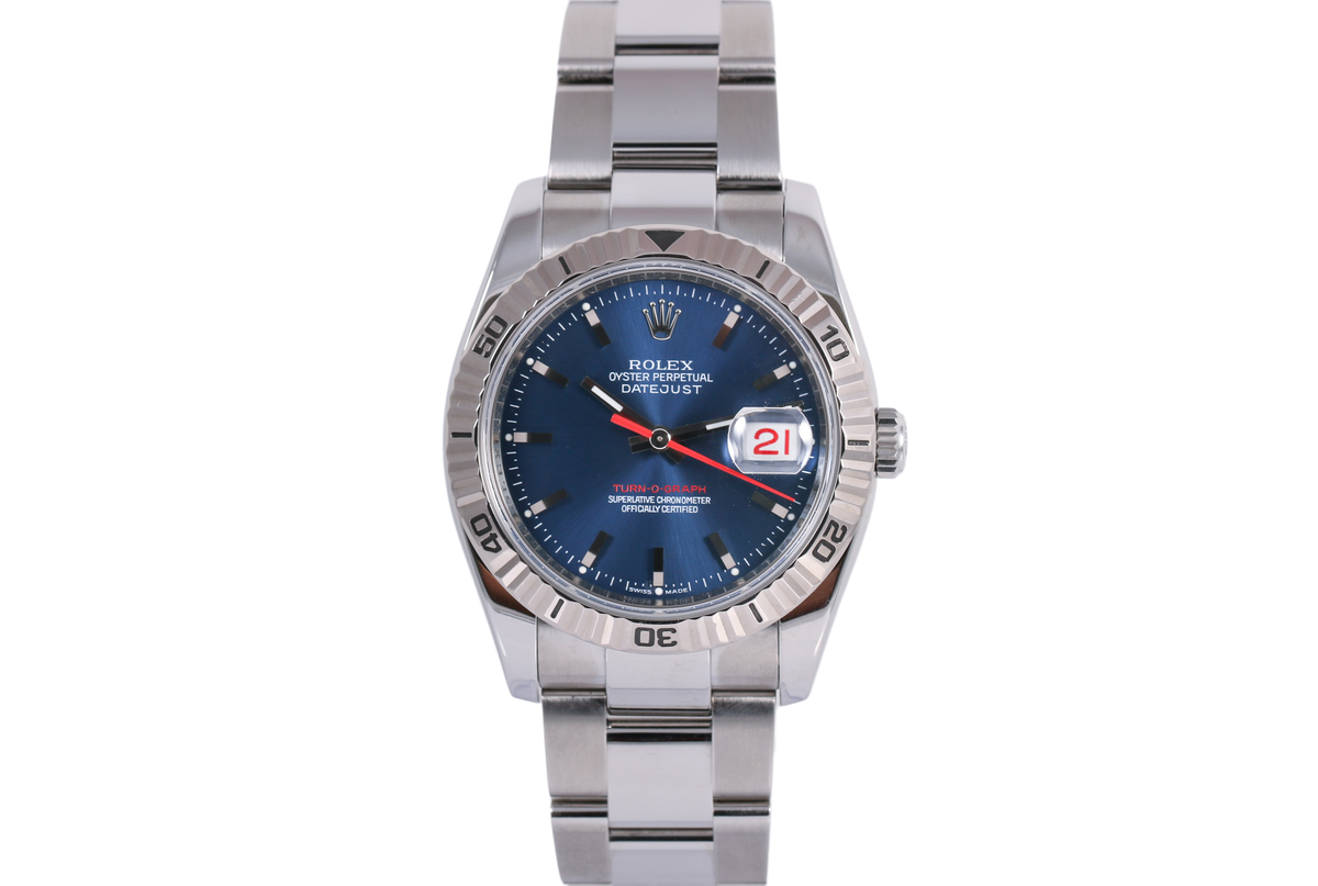 2007 Rolex Datejust Turn-O-Graph 36mm - 116264 (Blue)