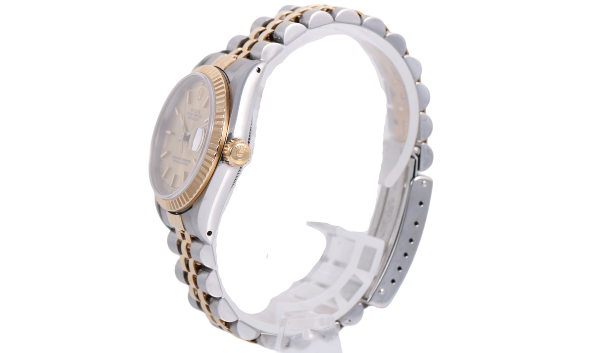 Caseback Stickered 1990 Rolex Datejust 31mm - 68273 (Champagne)