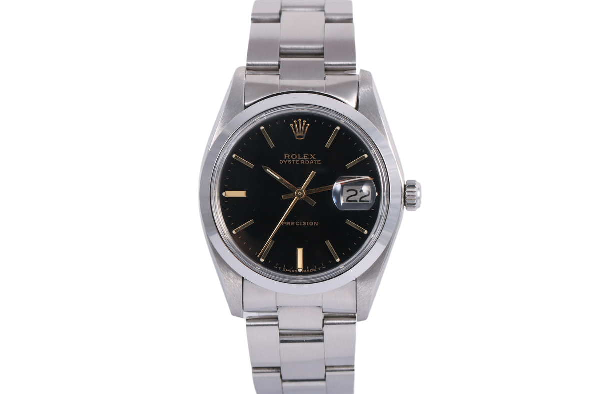 1977 Rolex Oysterdate Precision 34mm - 6694 (Black)