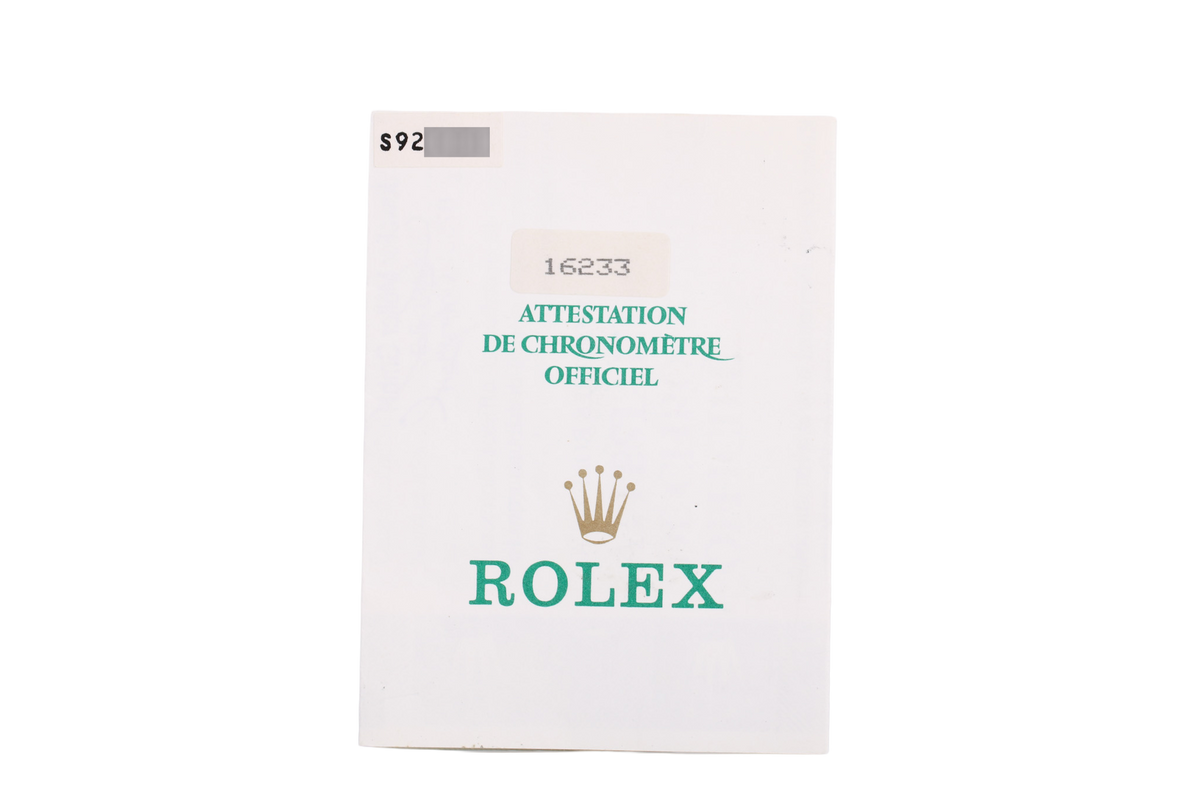 1993 Rolex Datejust 36mm - 16233 (Champagne)P