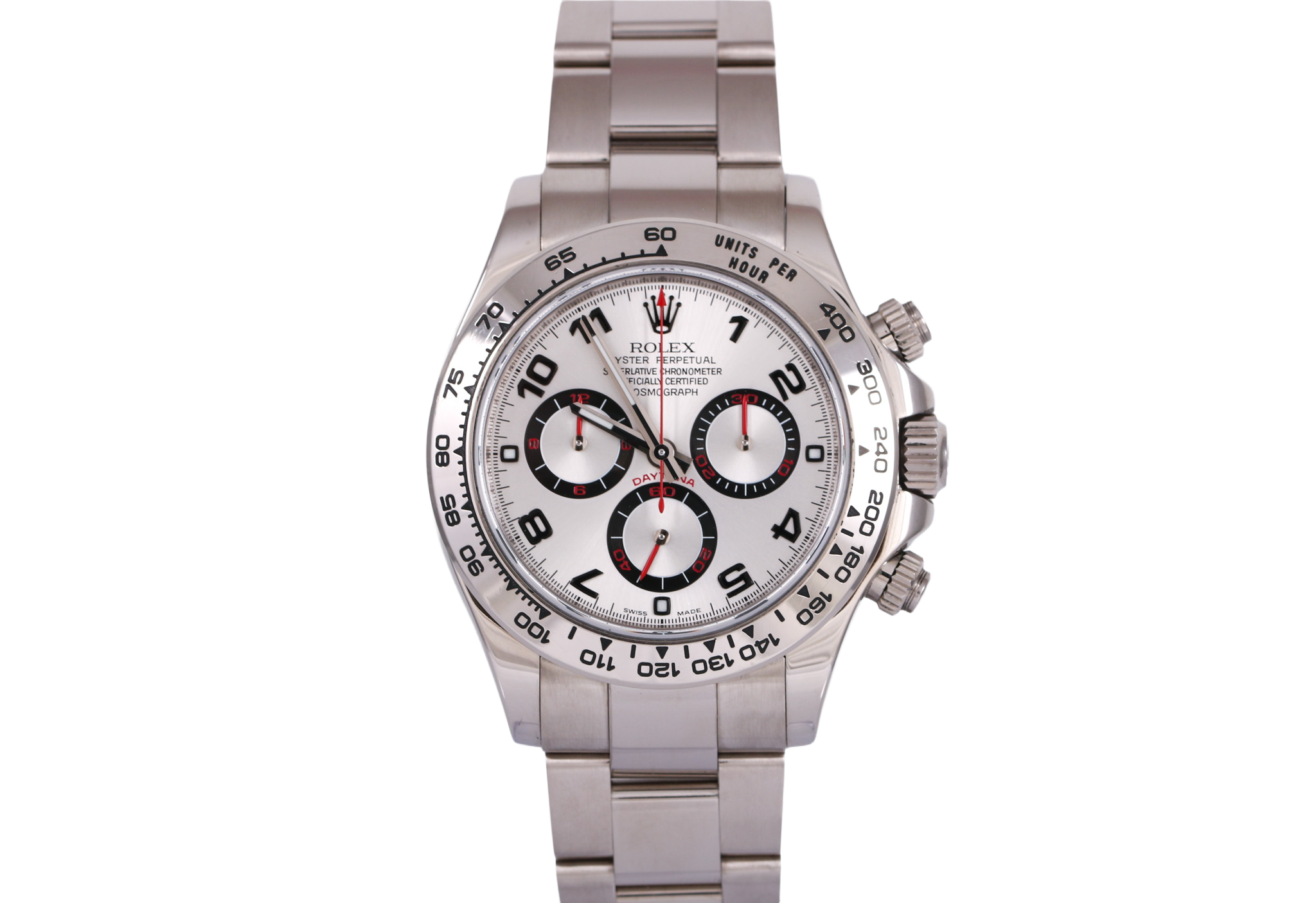 2009 Rolex Daytona 18K White Gold  - 116509 (Silver Racing)