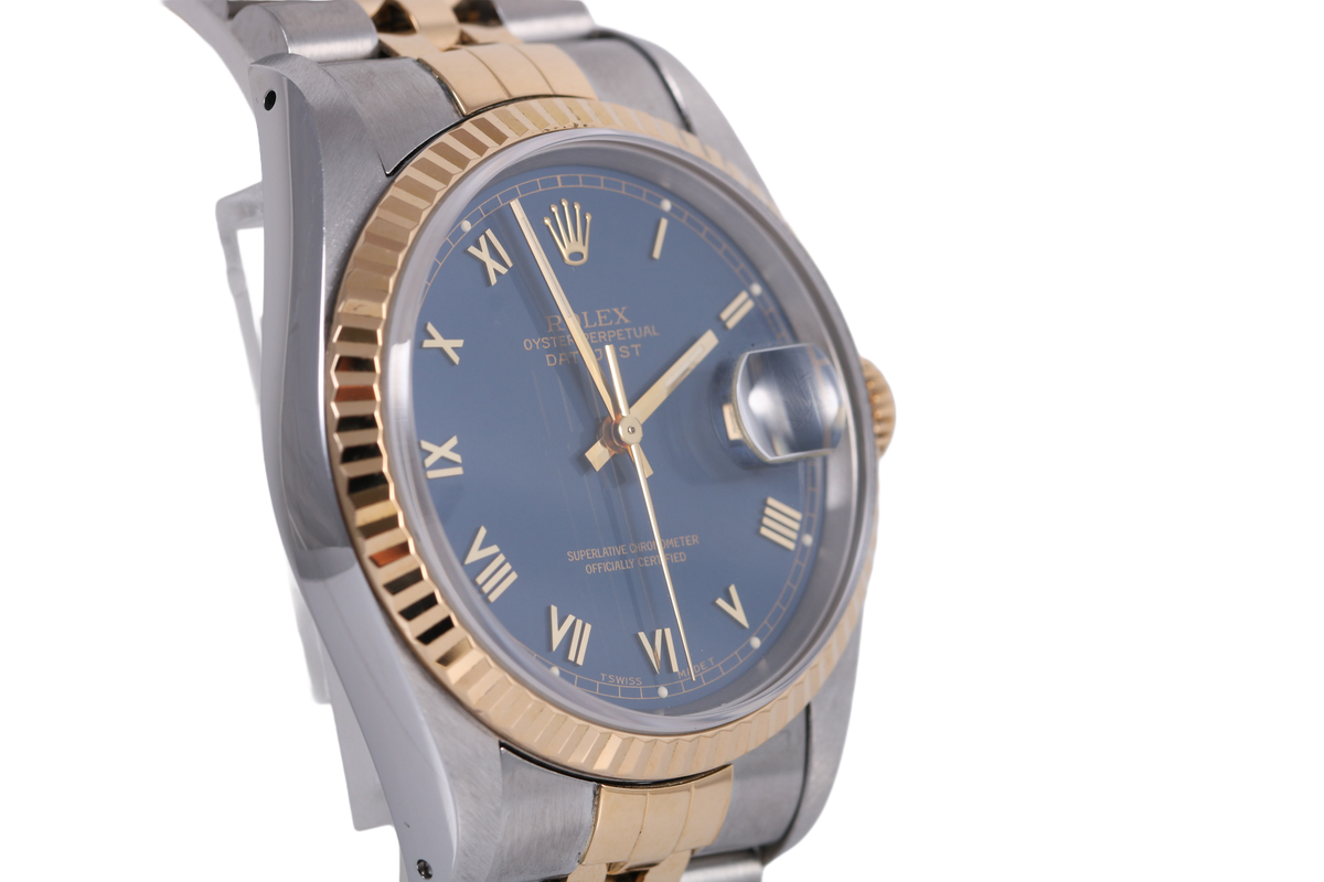 1991 Rolex Datejust 36mm - 16233 (Blue Roman)P