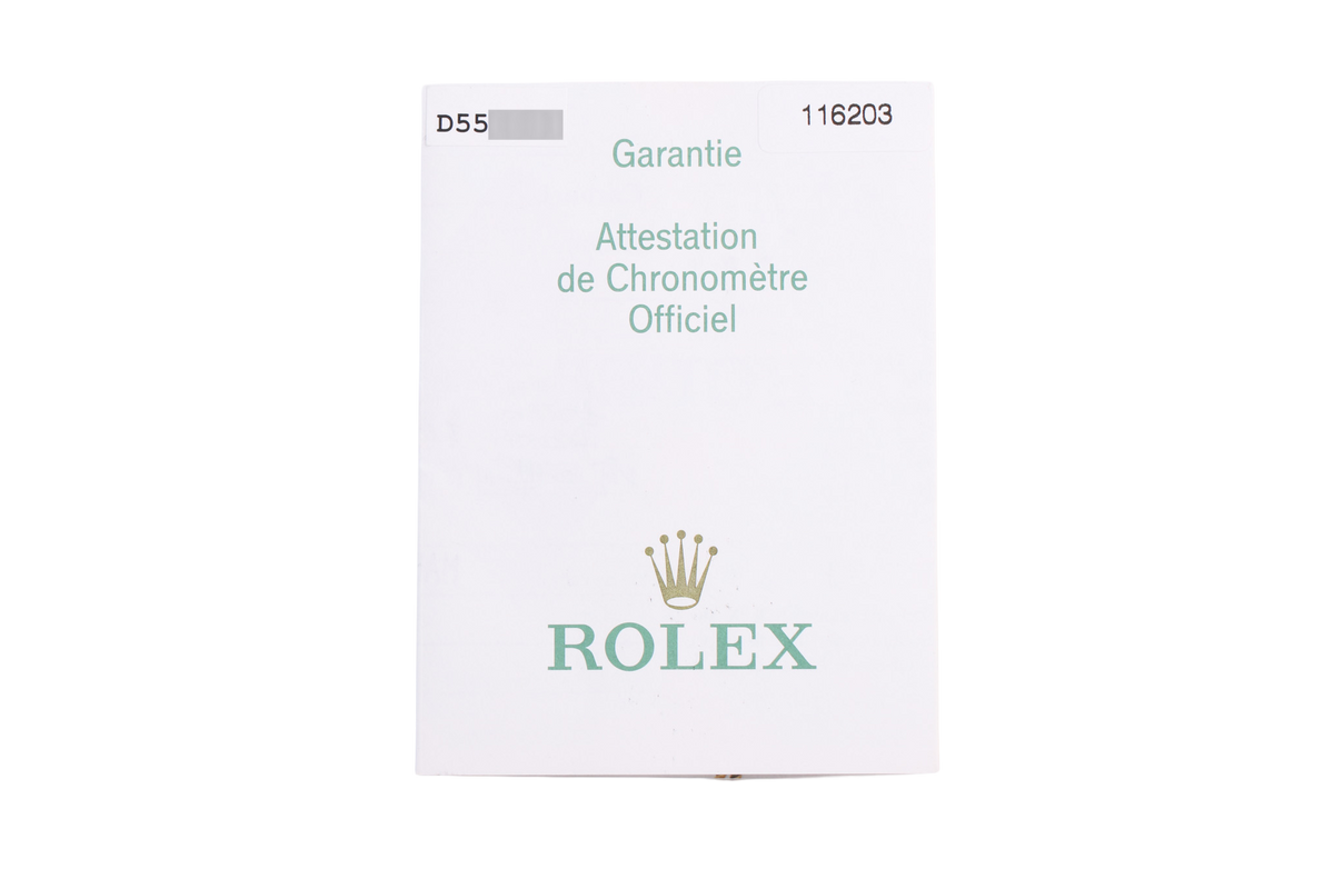 2005 Rolex Datejust 36mm Super Jubilee - 116203 (Champagne Roman)