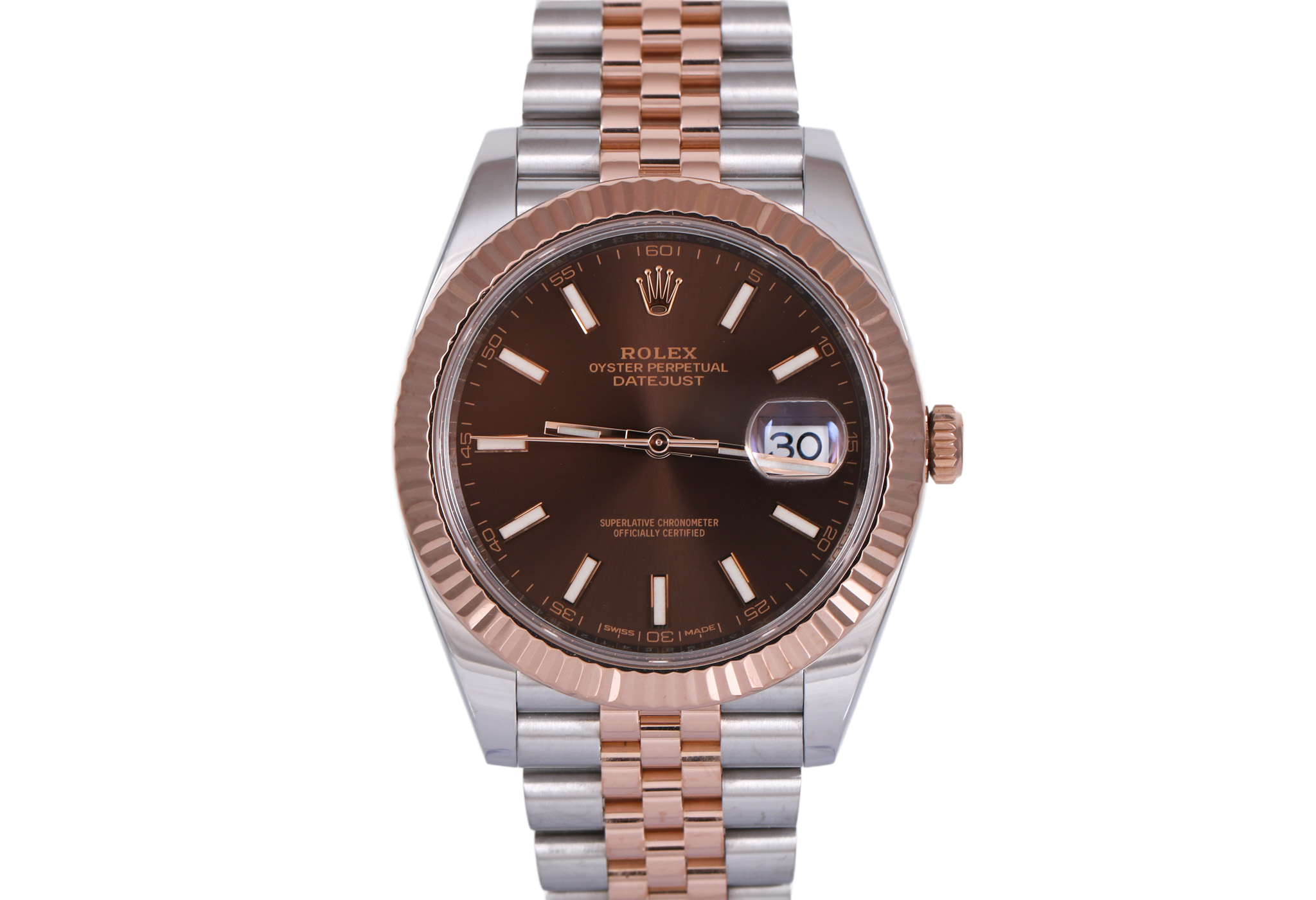 2017 Rolex Datejust 41mm Jubilee - 126331 (Chocolate)
