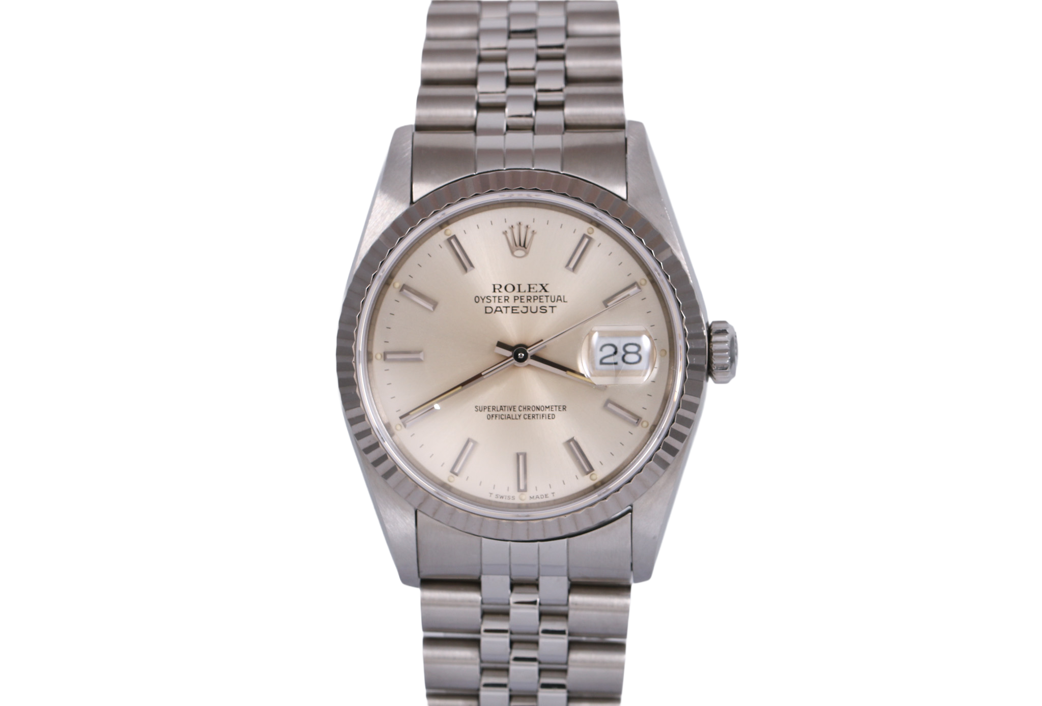 1991 Rolex Datejust 36mm - 16234 (Silver)