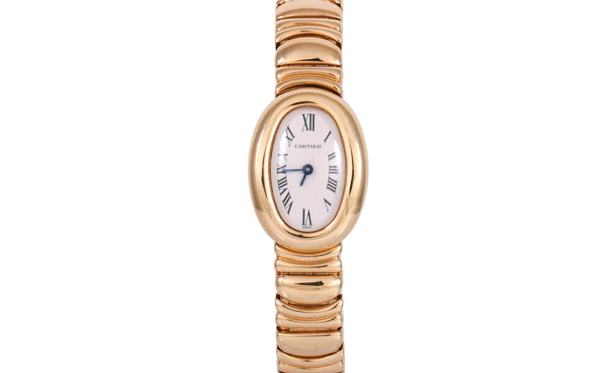 1997 Cartier Baignoire 18mm 18K Yellow Gold - W15109D8
