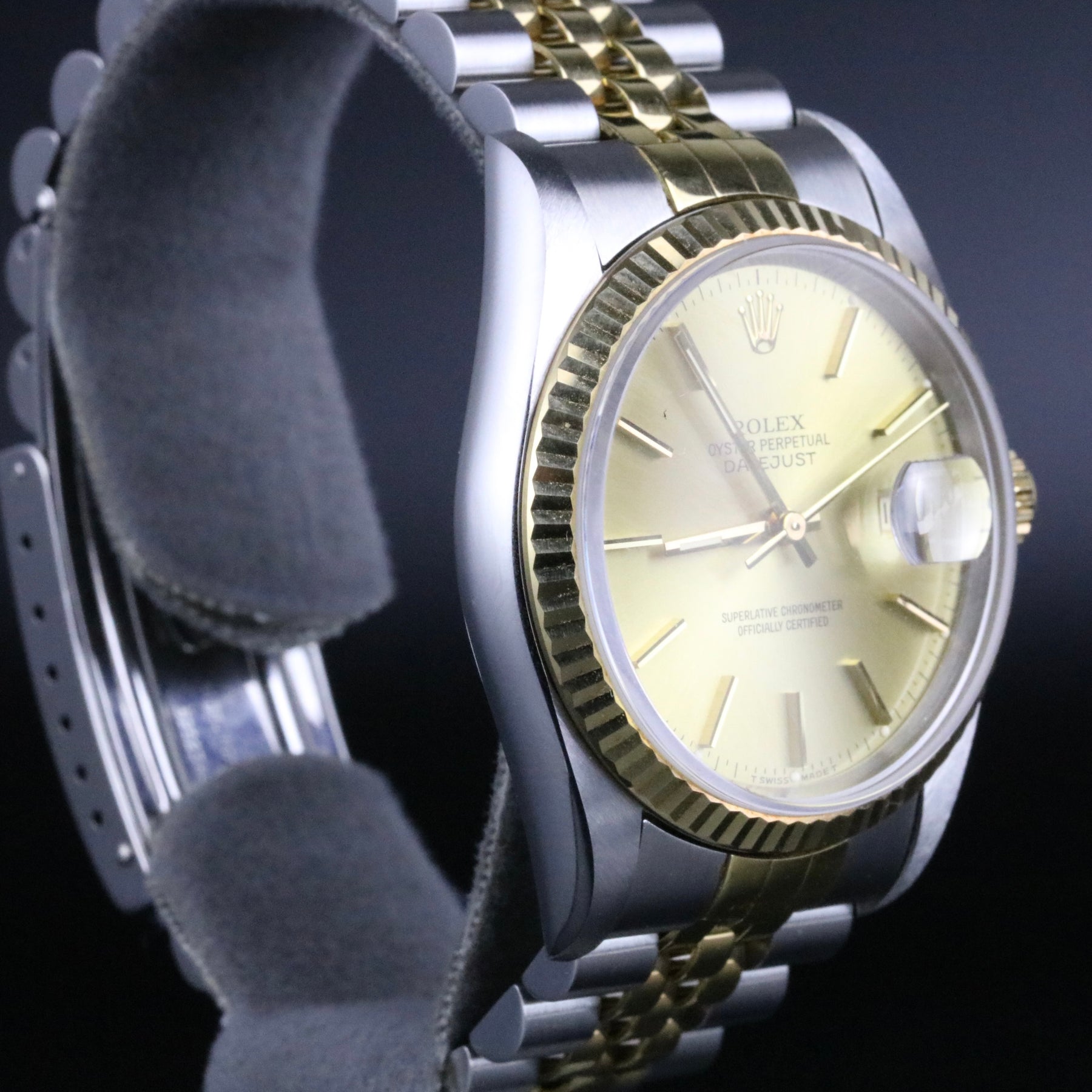 UNPOLISHED 1994 Rolex 16233 Datejust 36mm with Box & Papers