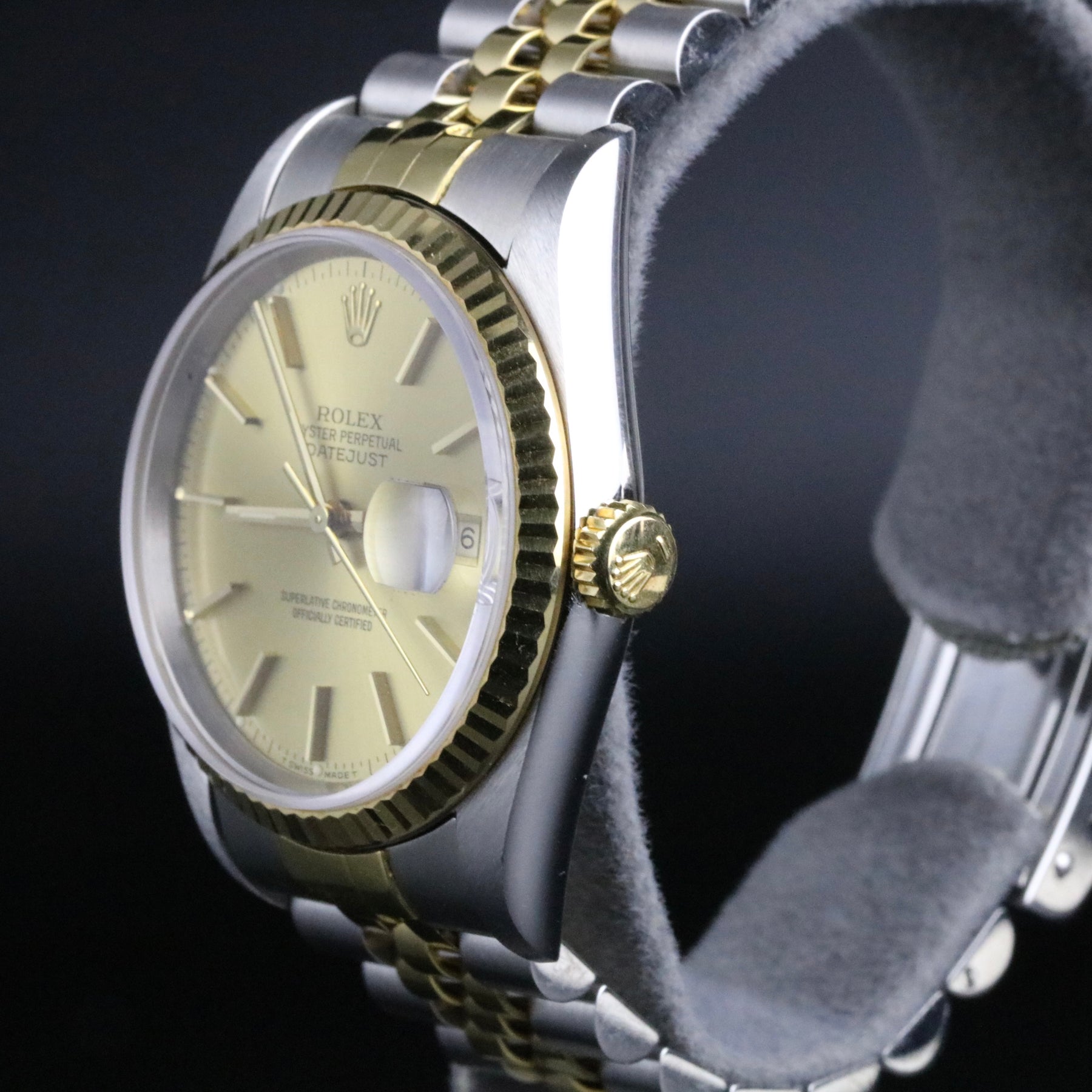 UNPOLISHED 1994 Rolex 16233 Datejust 36mm with Box & Papers