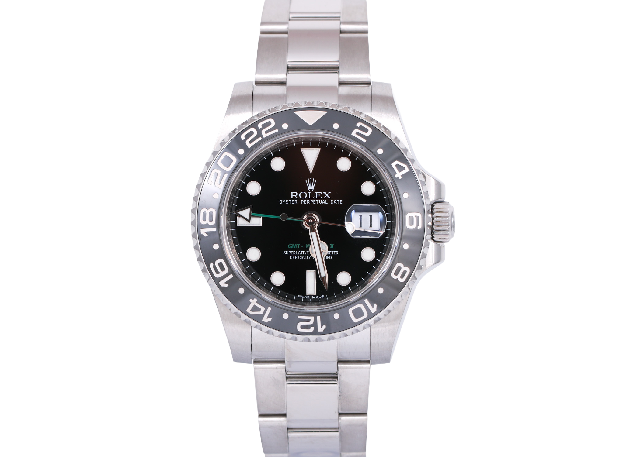 2011 Rolex GMT-MASTER II - 116710LN (Green Arrow)