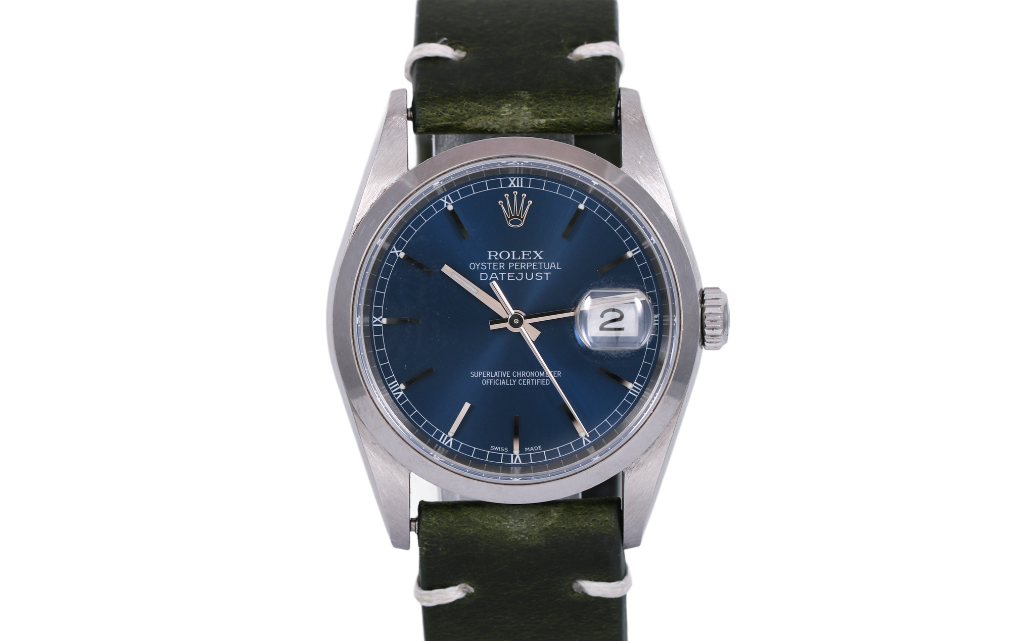 2004 Rolex Datejust 36mm - 16200 (Blue)