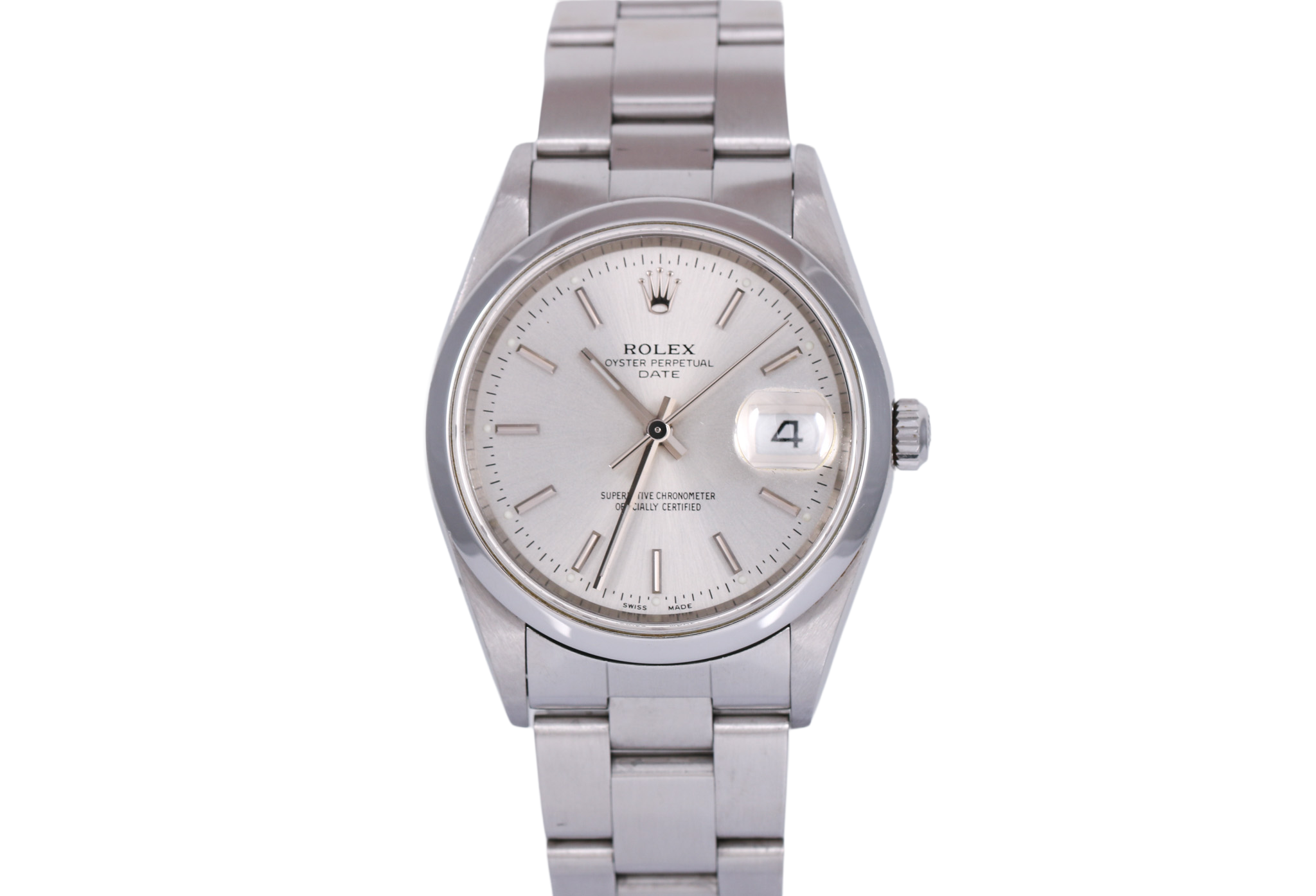 2001 Rolex Oyster Perpetual 34mm - 15200 (Silver)